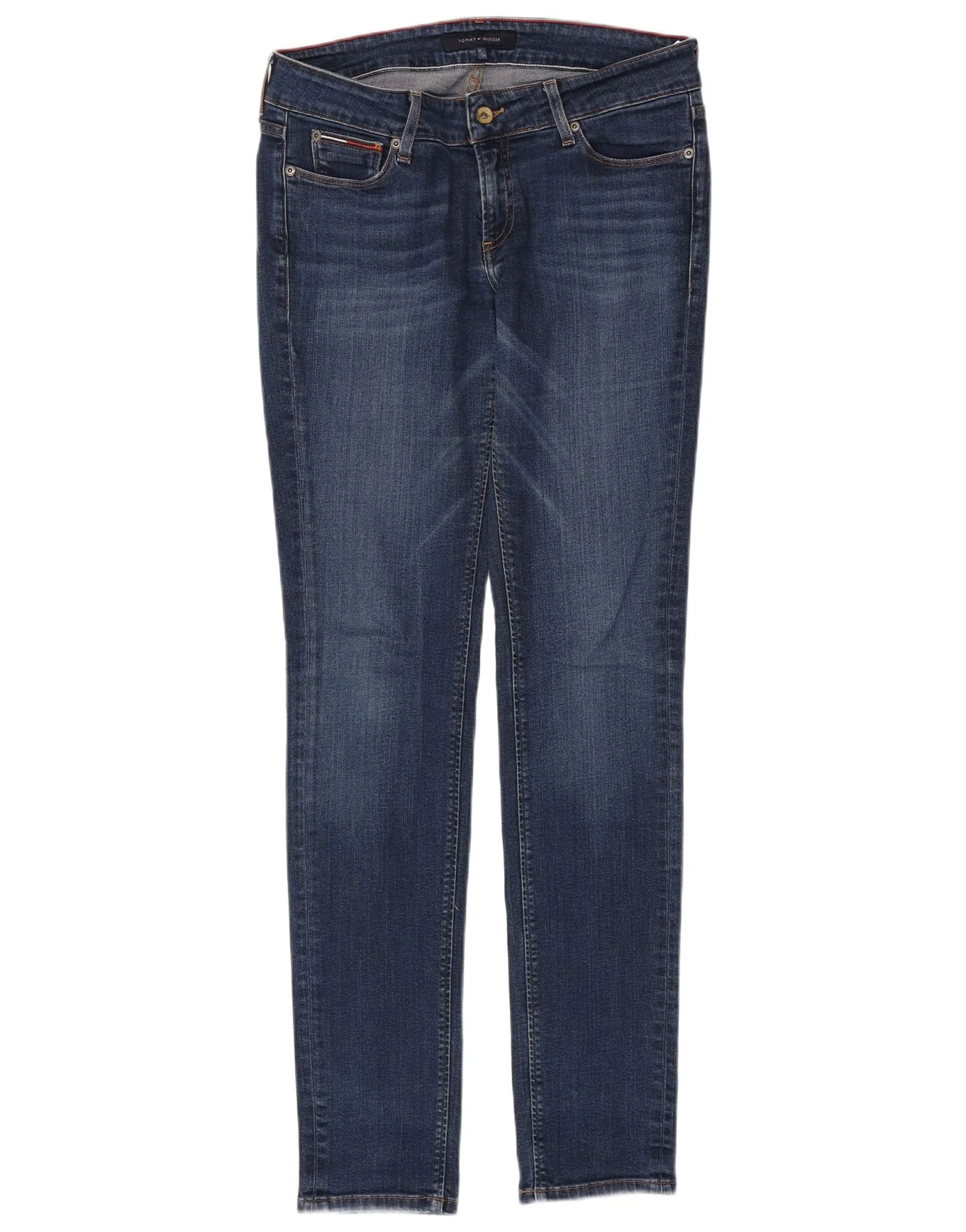 Tommy Hilfiger Womens Skinny Jeans W31 L34 Blue Cotton