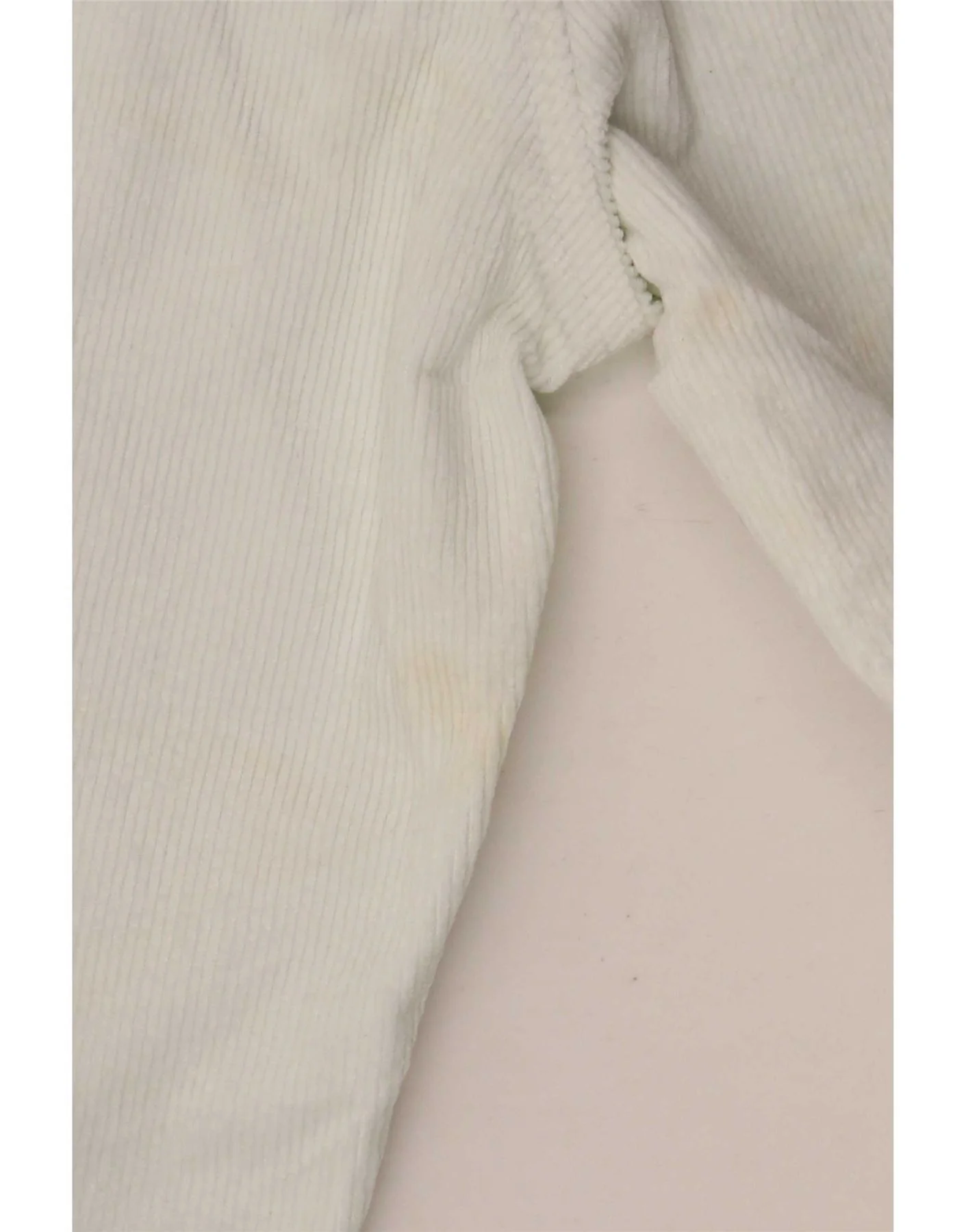 Tommy Hilfiger Womens Slim Corduroy Trousers W30 L30 White Cotton - Image 5