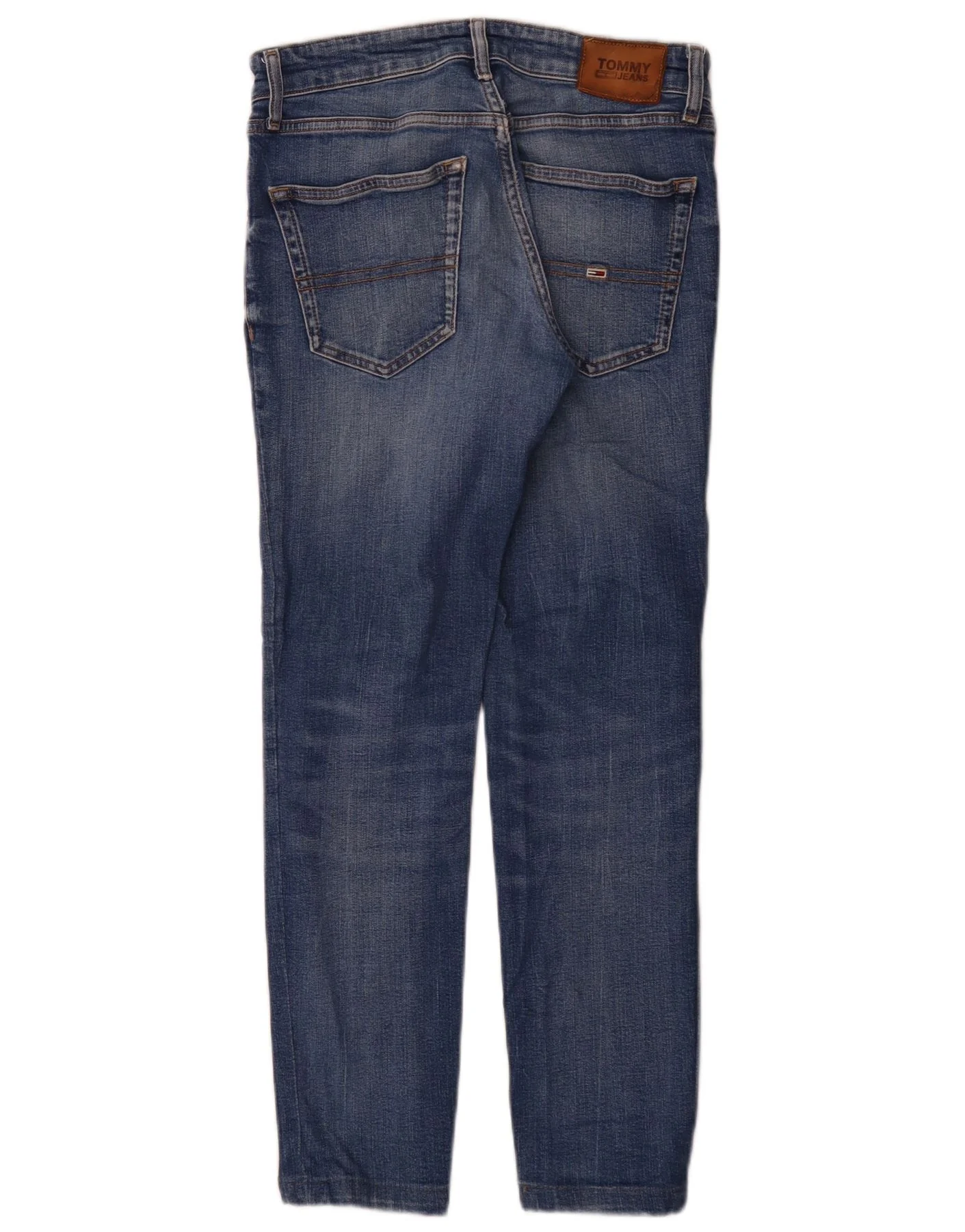 Tommy Hilfiger Womens Slim Fit Jeans W30 L29 Blue Cotton - Image 2