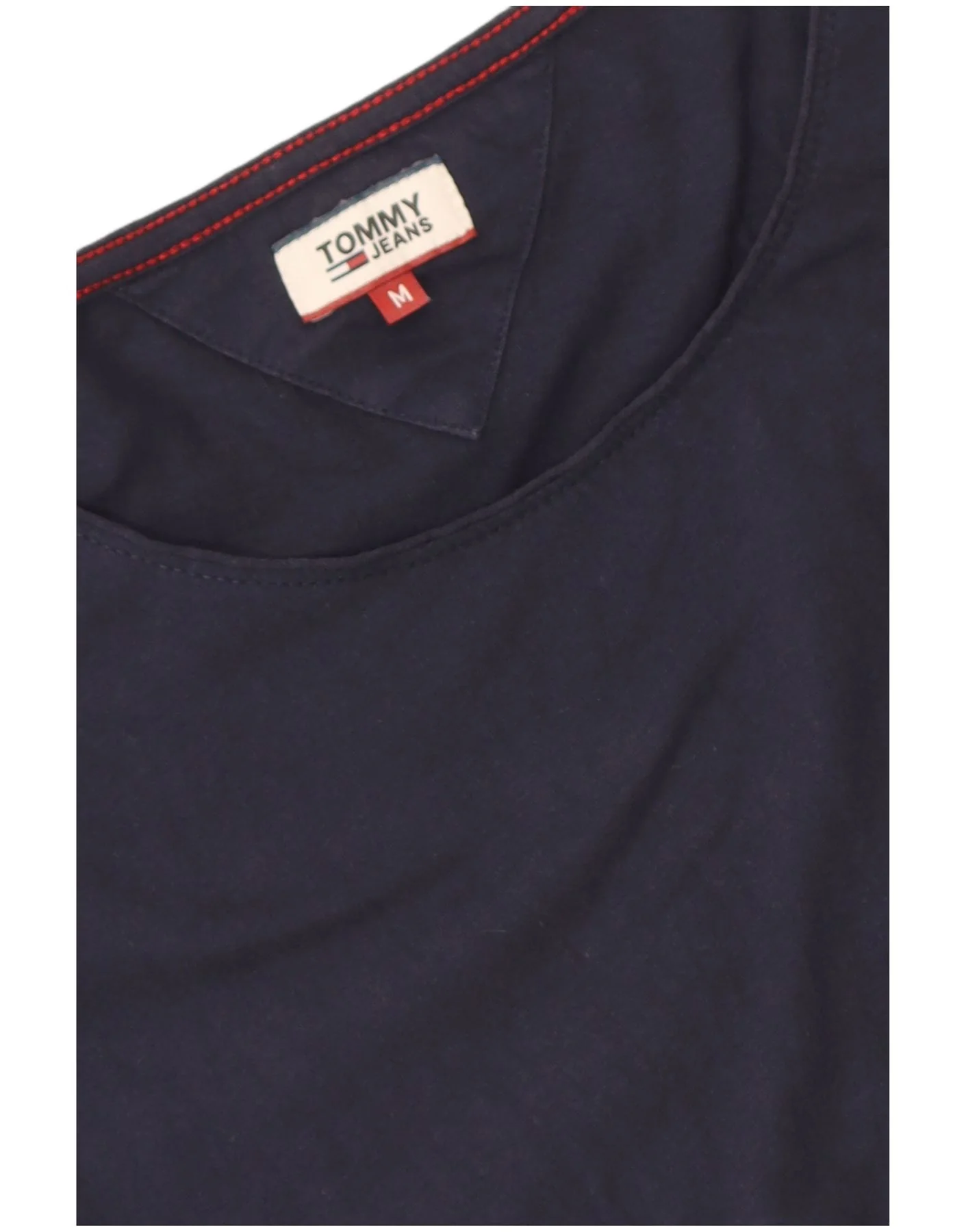 Tommy Hilfiger Womens T-Shirt Top UK 12 Medium Navy Blue - Image 3