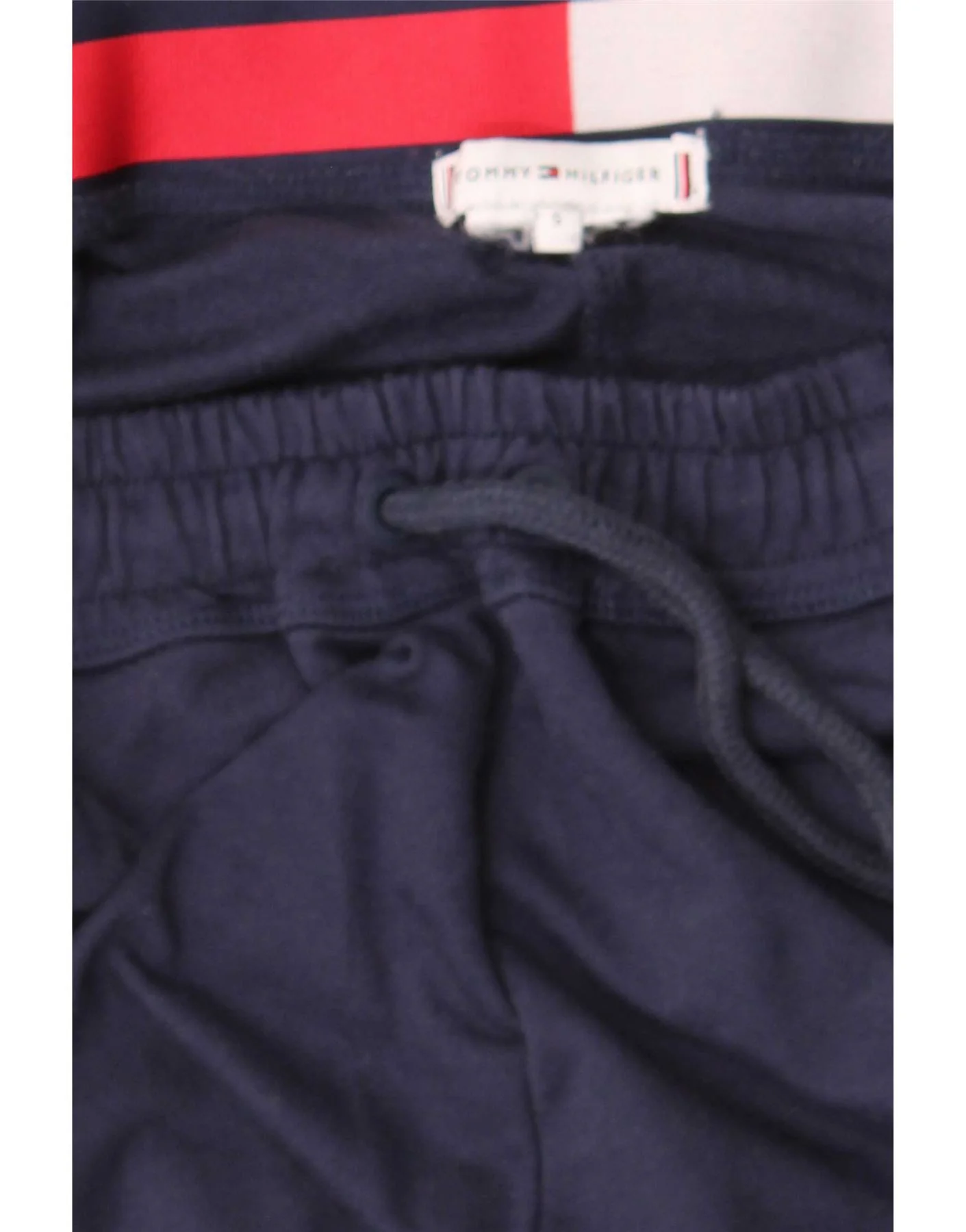 Tommy Hilfiger Womens Tracksuit Trousers Small Navy Blue - Image 3