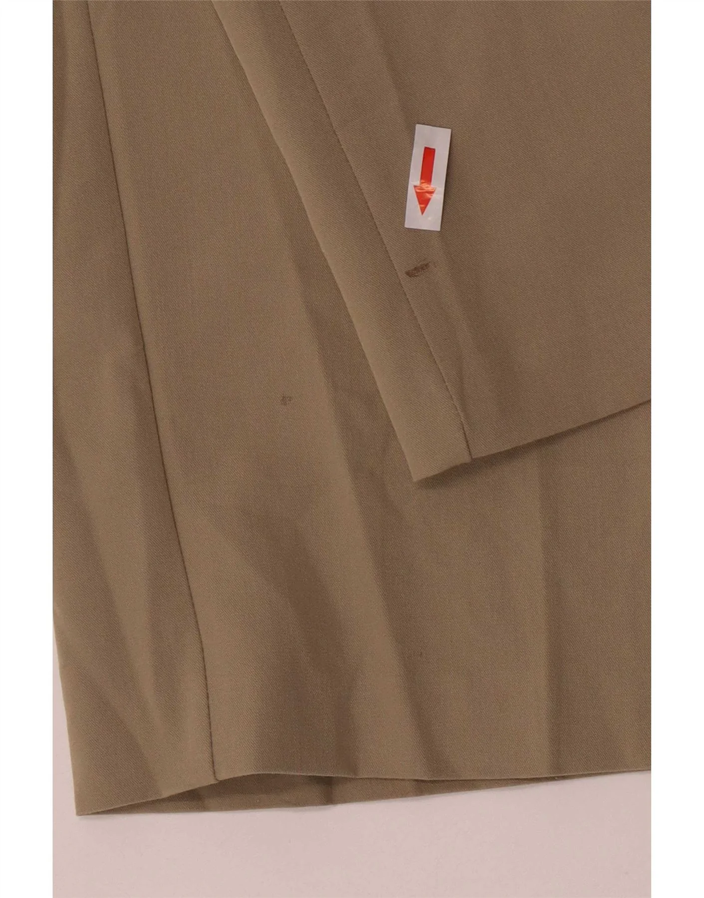 Topshop Womens Pegged Casual Trousers UK 8 Small W26 L31 Beige Polyester - Image 3