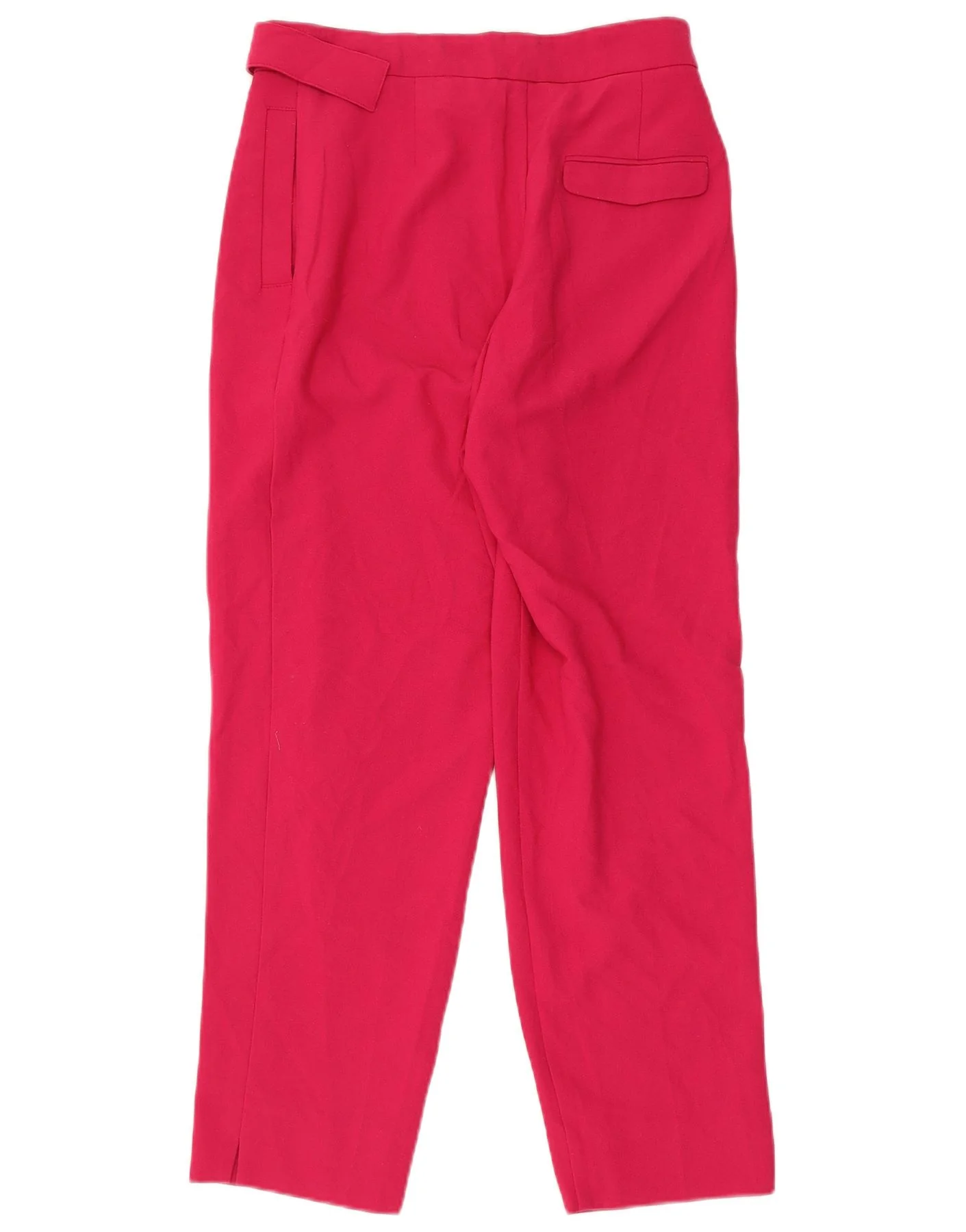 Topshop Womens Pegged Chino Trousers UK 10 Small W28 L25 Pink Polyester - Image 2