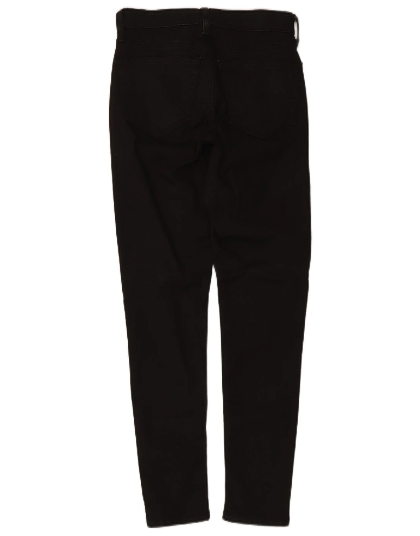 Topshop Womens Skinny Casual Trousers W26 L25 Black Cotton - Image 2