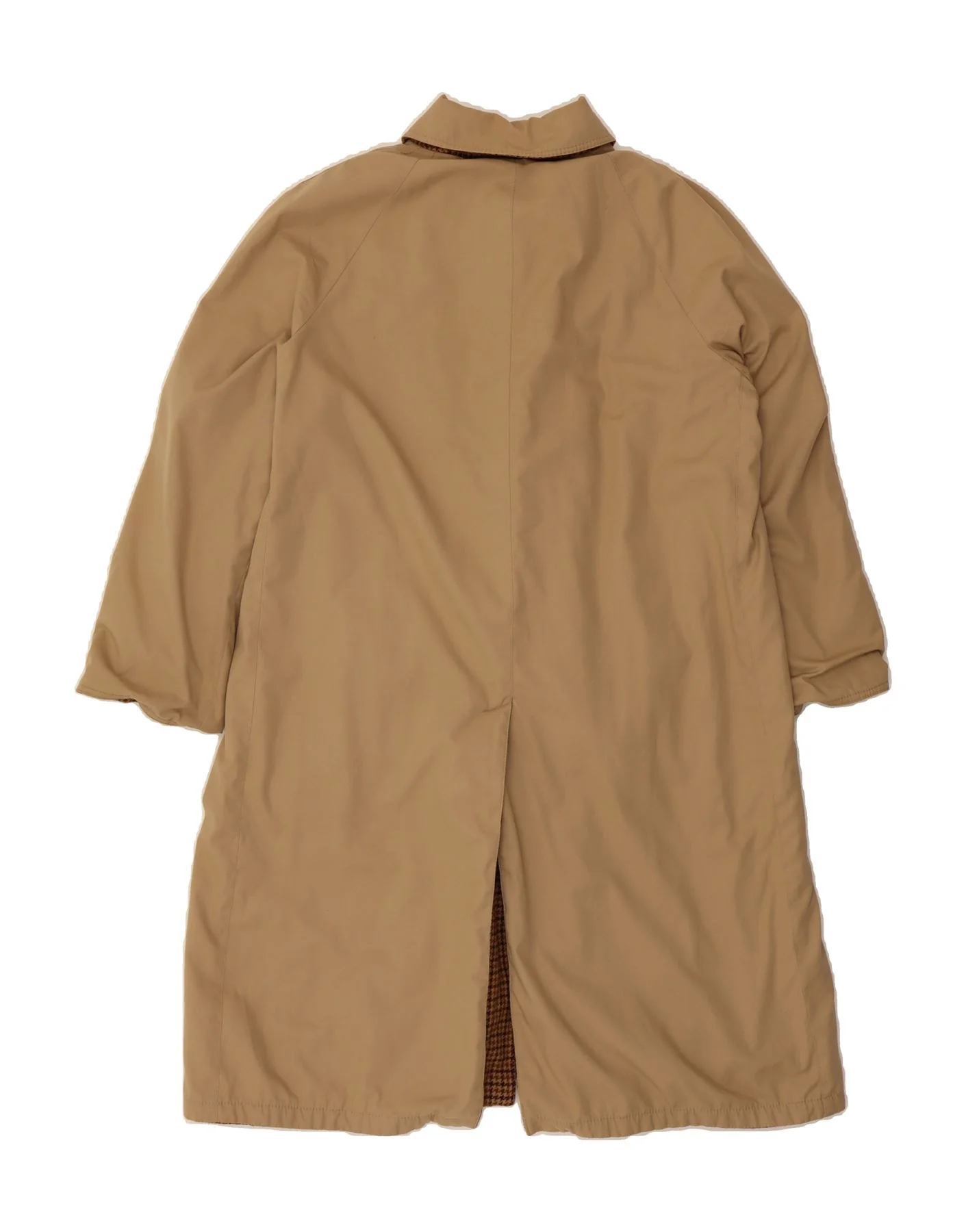 TREND IN TREVIRA Mens Reversible Overcoat UK 38 Medium Beige Polyester - Image 2