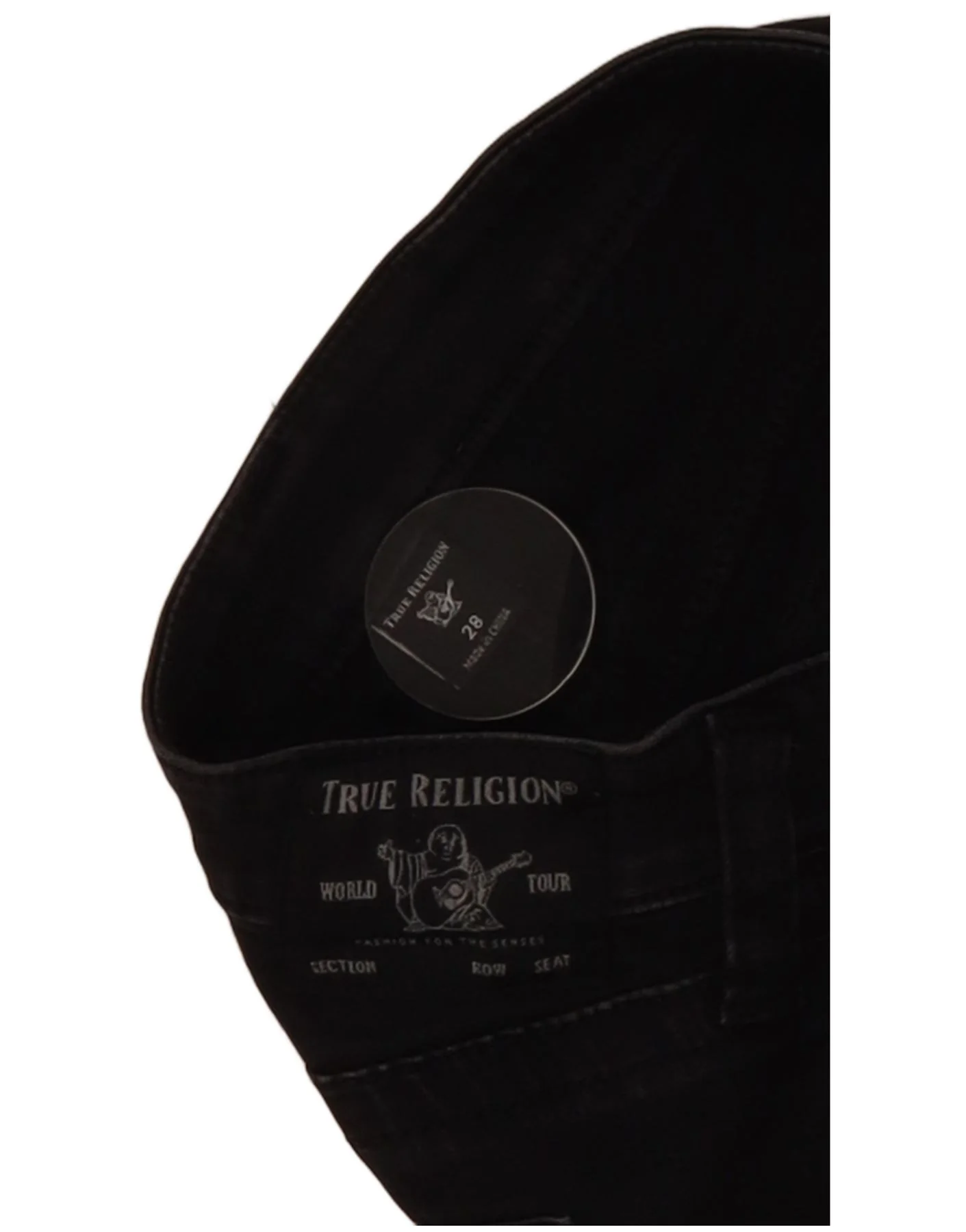 True Religion Womens Skinny Jeans W28 L28 Black - Image 3