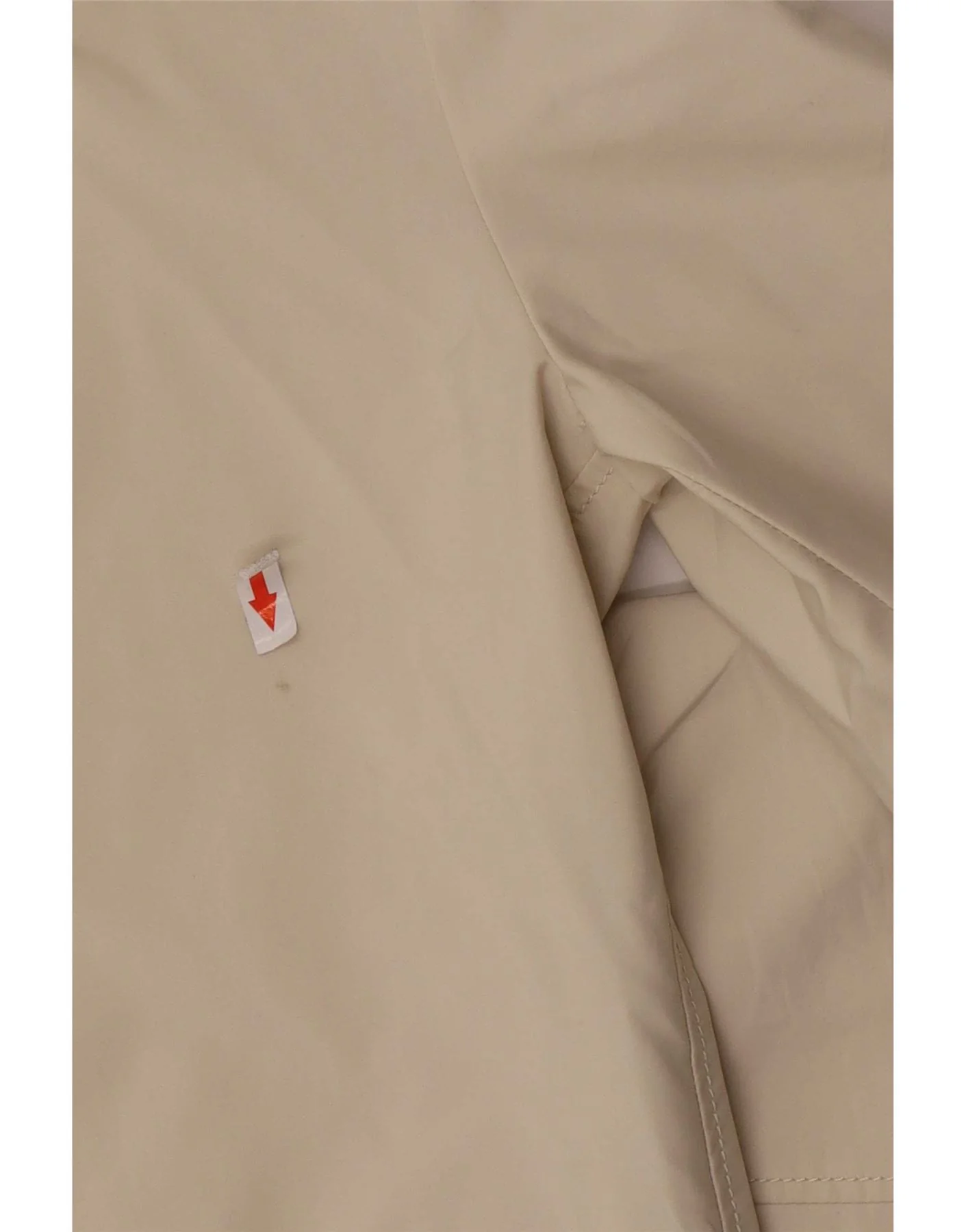 Trussardi Jeans Womens Bomber Jacket IT 44 Medium Beige Cotton - Image 3