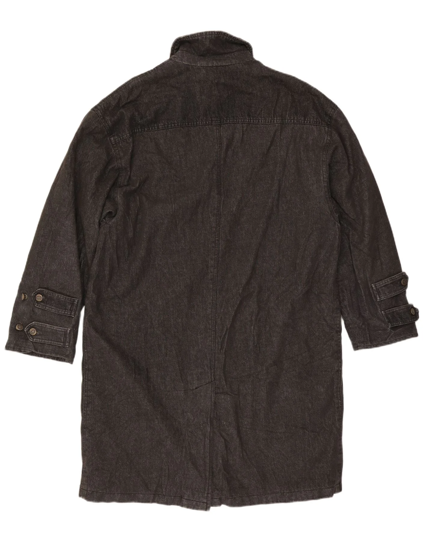 Trussardi Mens Denim Coat UK 40 Large Navy Blue Cotton - Image 2