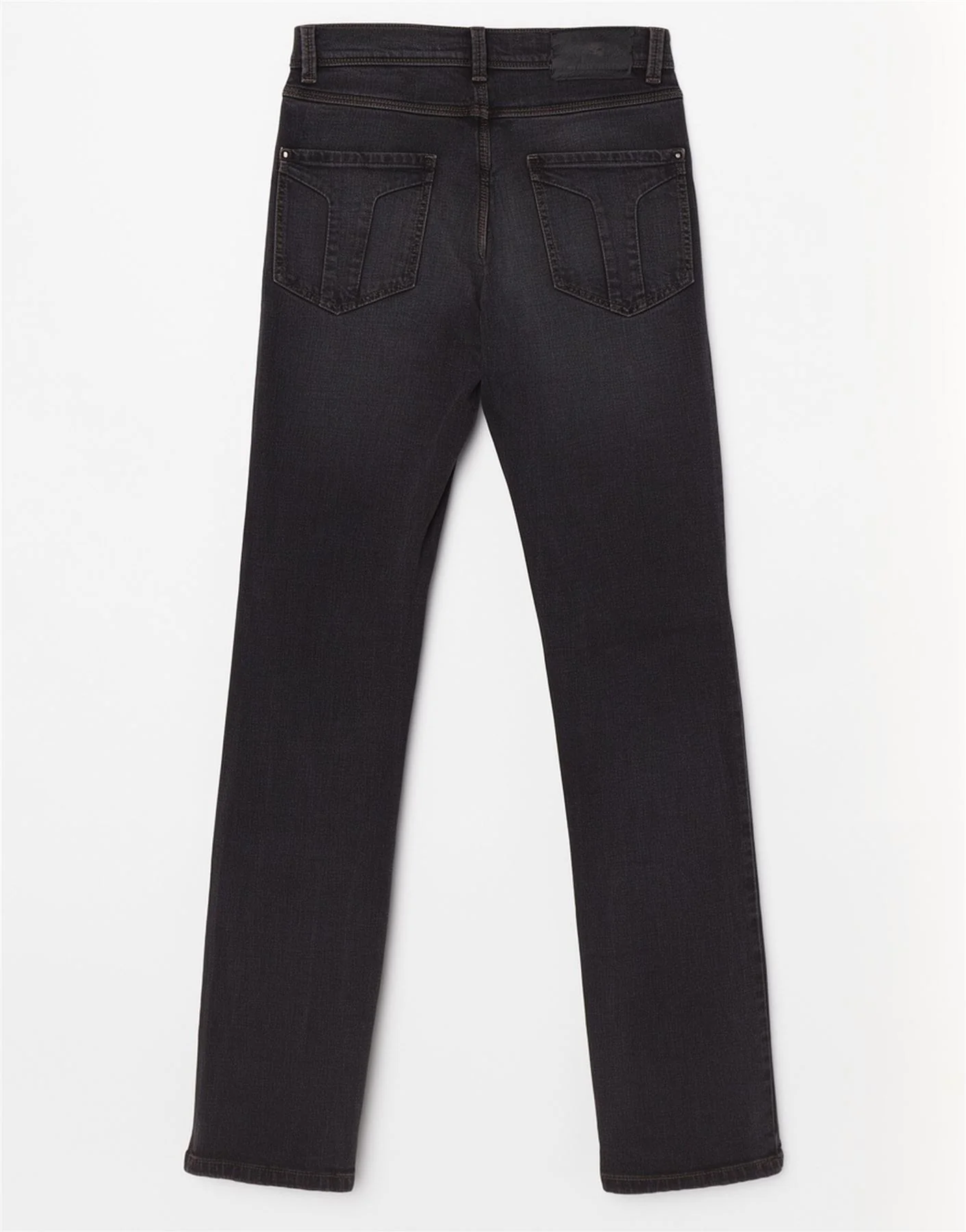 Trussardi Mens Straight Jeans W29 L32 Grey Cotton - Image 2