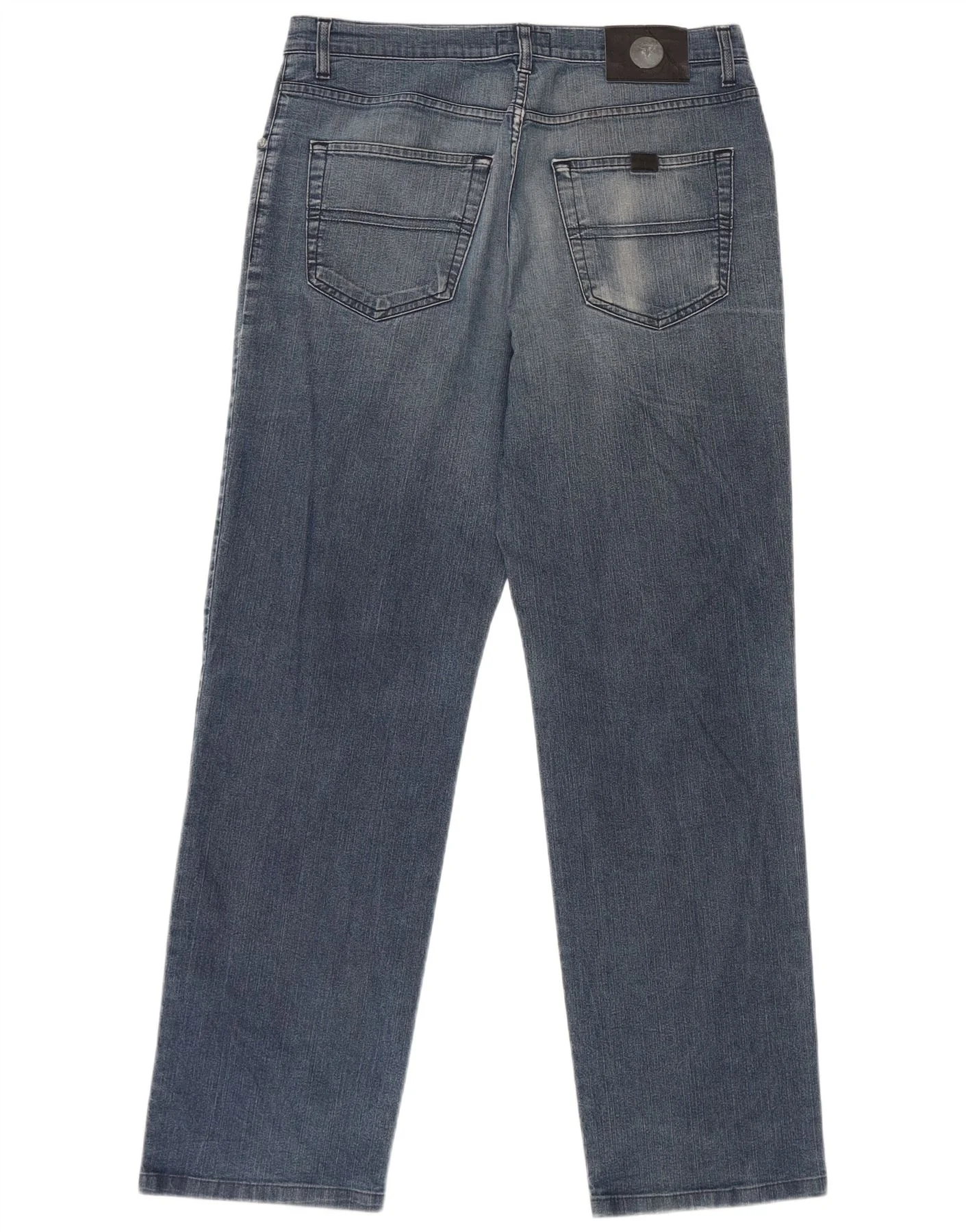 Trussardi Mens Straight Jeans W34 L30 Blue Cotton - Image 2