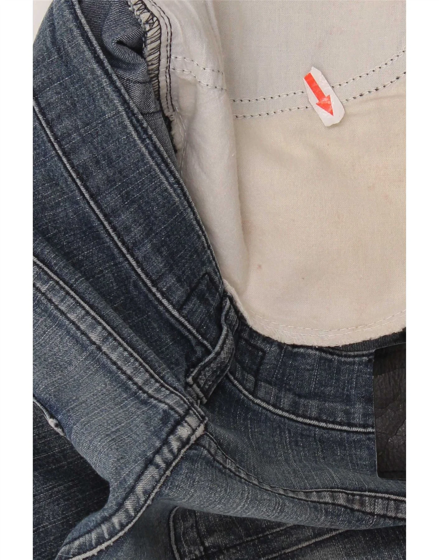 Trussardi Mens Straight Jeans W34 L30 Blue Cotton - Image 7