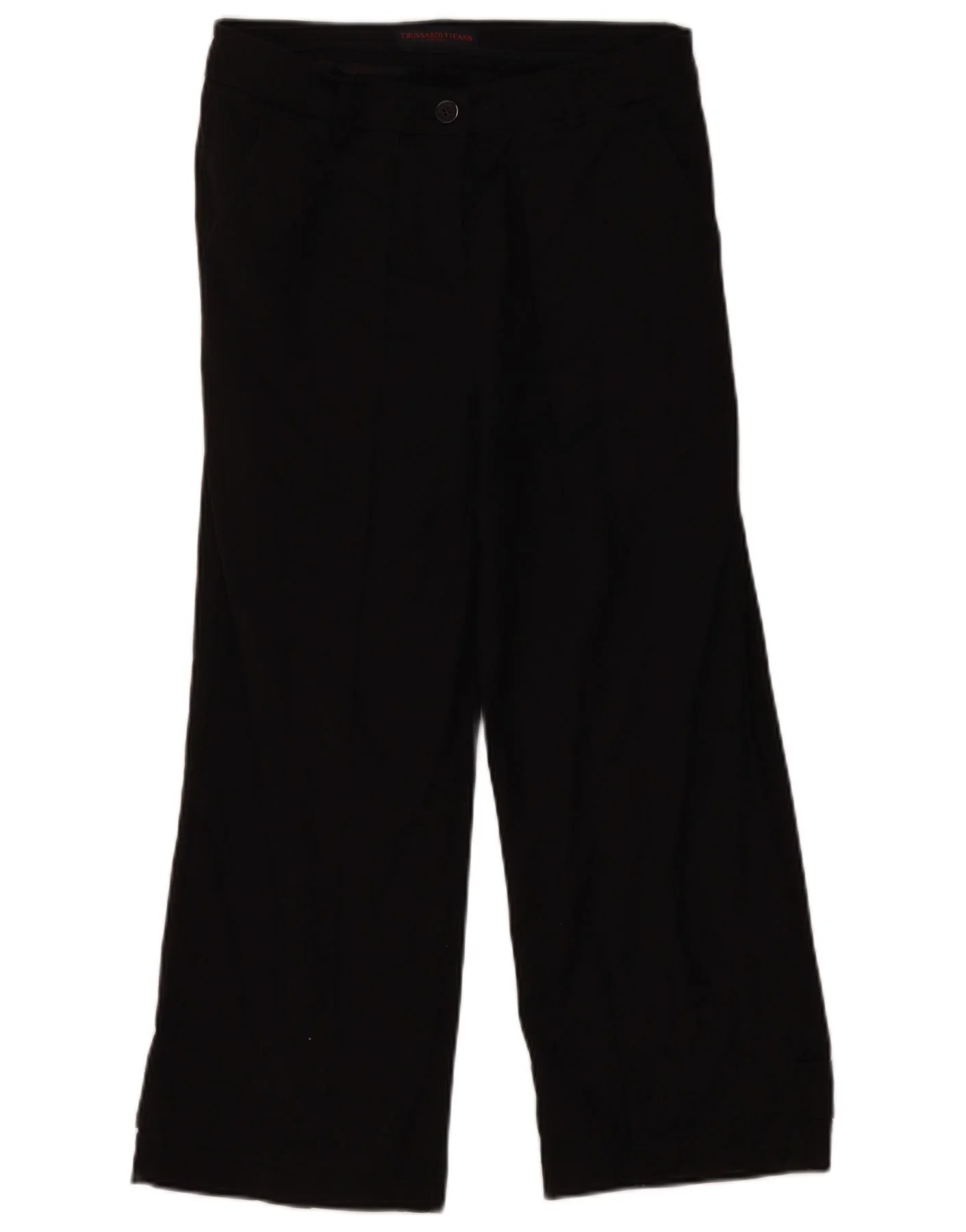 Trussardi Womens Cropped Trousers W28 L23 Black