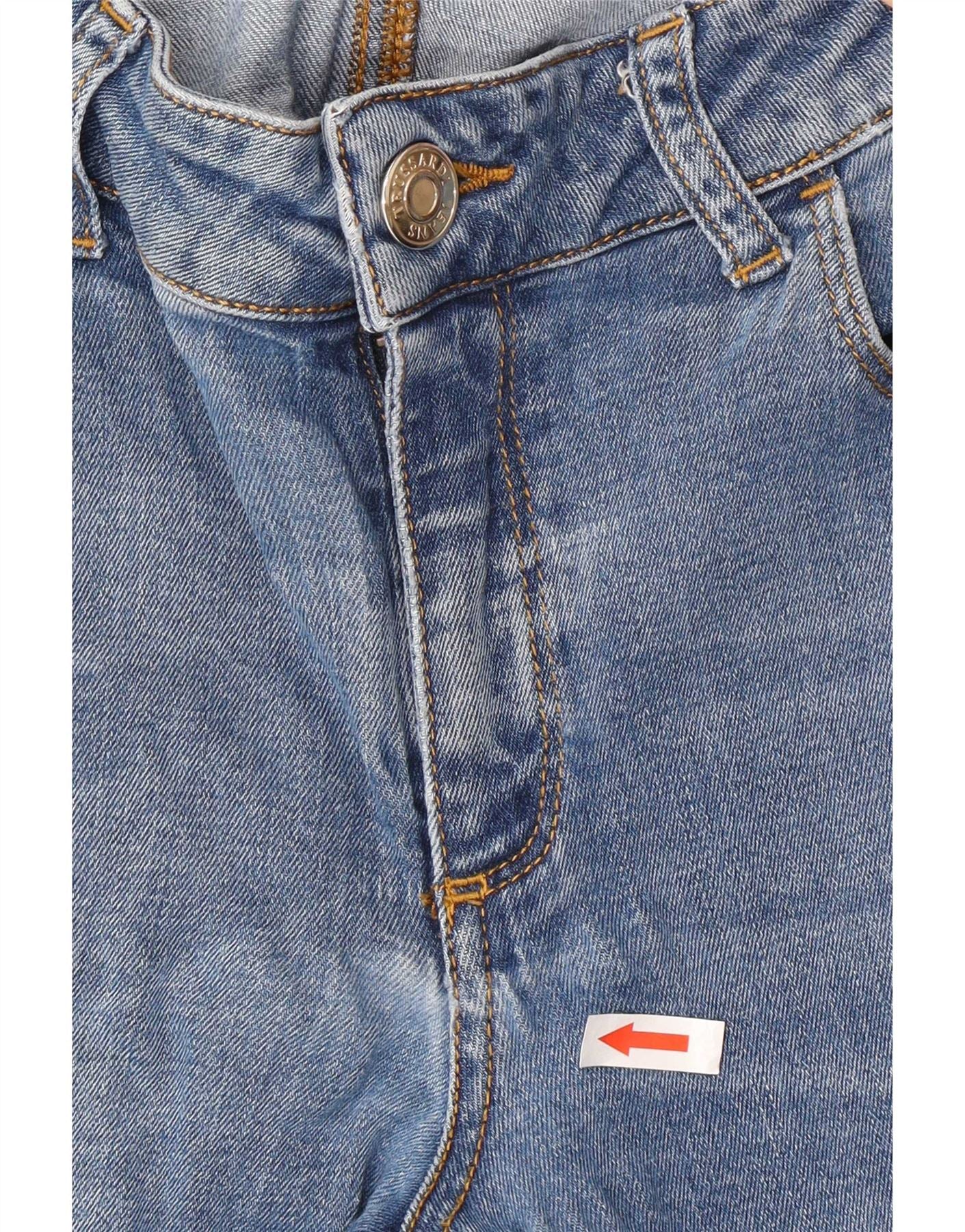 Trussardi Womens Slim Jeans W29 L32 Blue - Image 3
