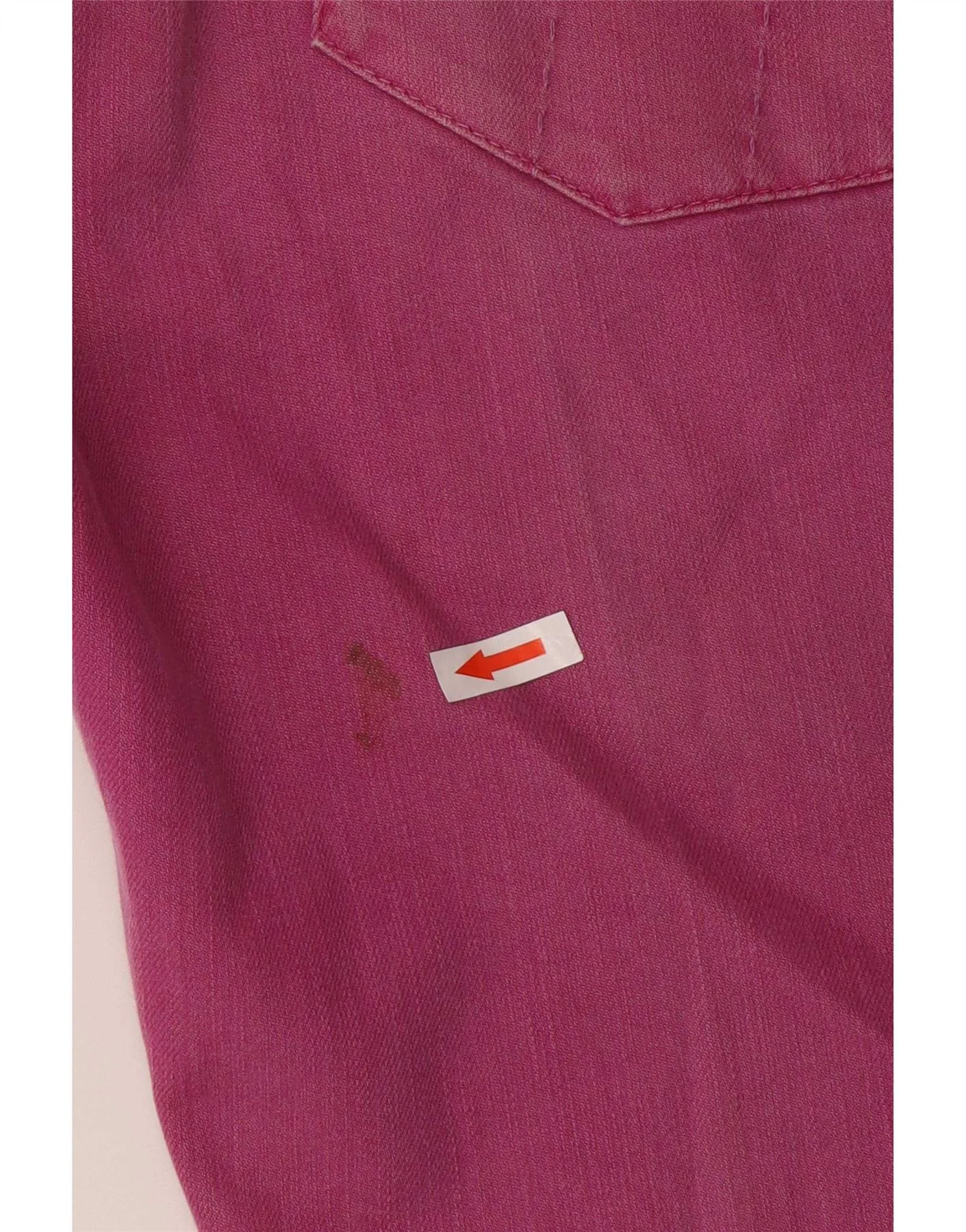 Trussardi Womens Straight Jeans W30 L30 Pink Cotton - Image 3