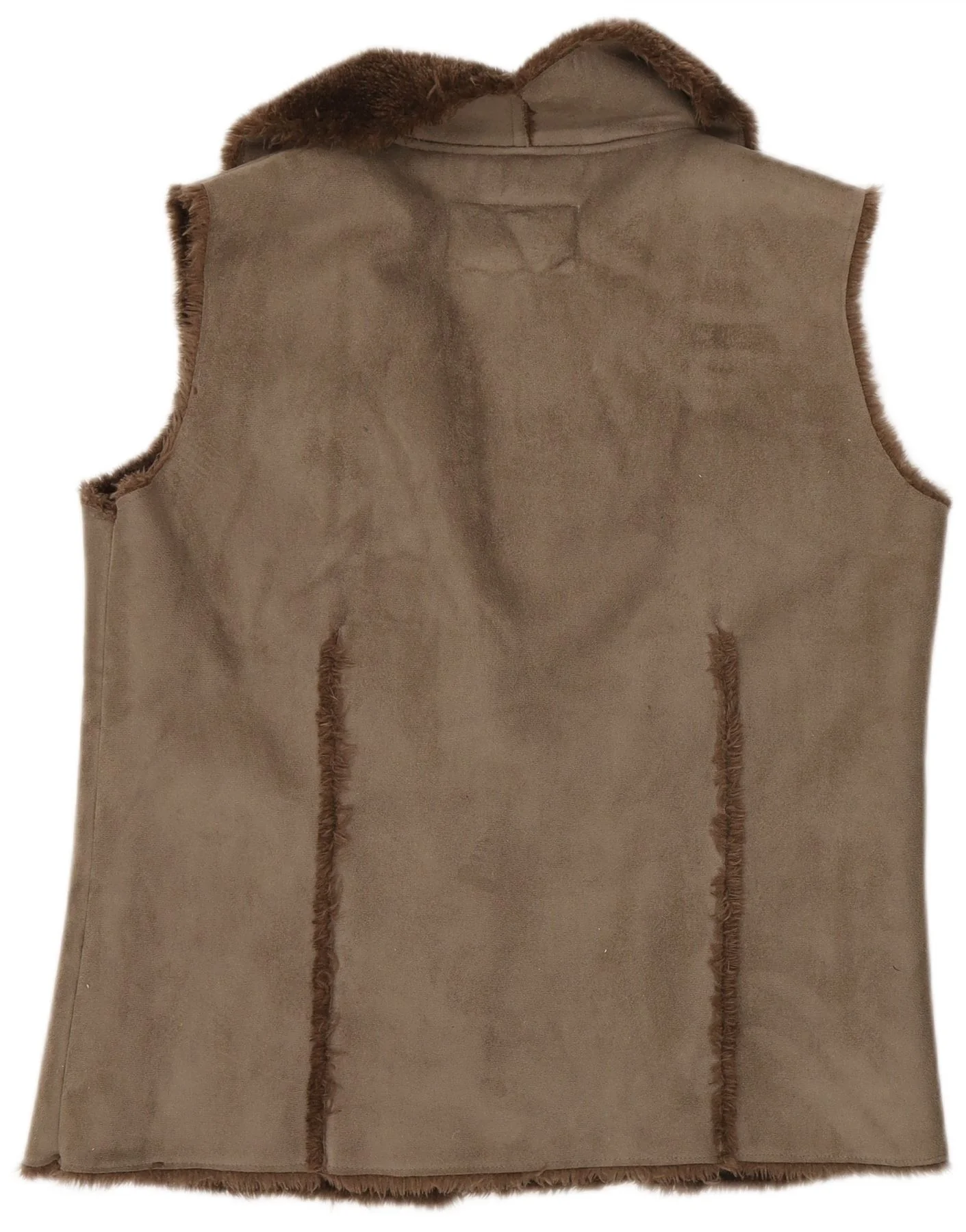 Tulchan Womens Sherpa Gilet UK 14 Large Grey Polyester - Image 2
