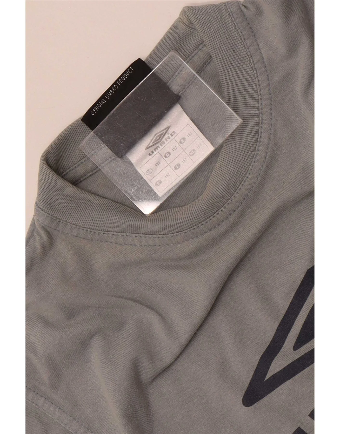 Umbro Boys Graphic T-Shirt Top 11-12 Years Grey Cotton - Image 5