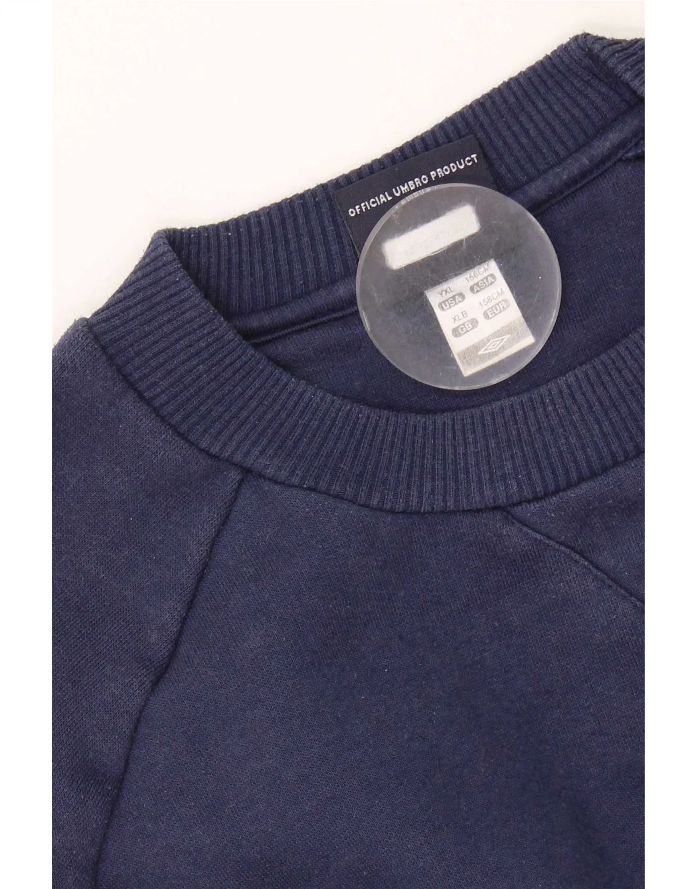 Umbro Boys Sweatshirt Jumper 12-13 Years XL Navy Blue Polyester - Image 4