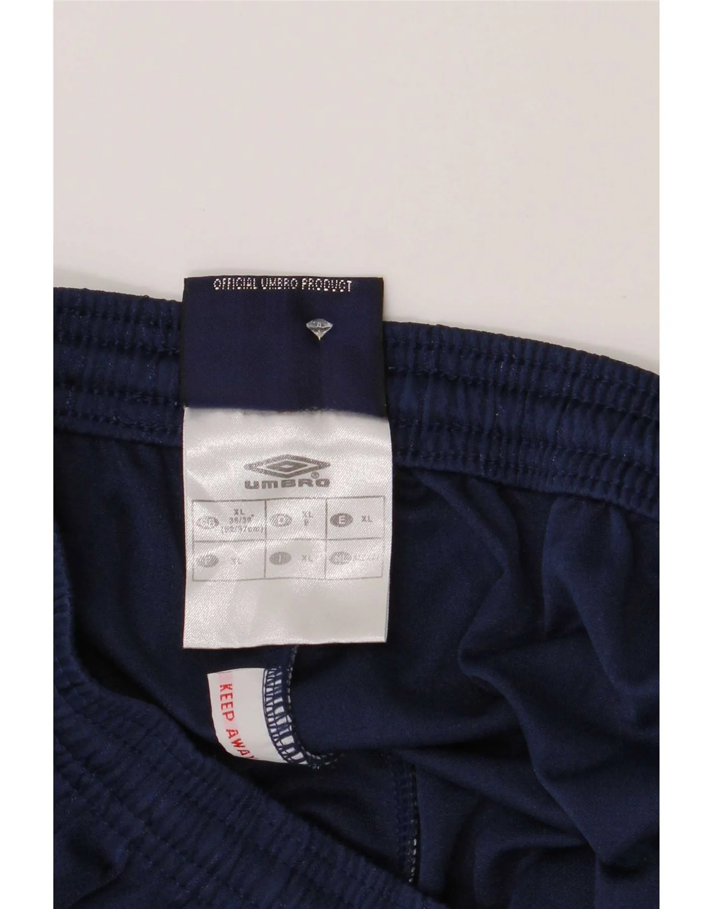 Umbro Womens Sport Shorts XL Navy Blue Geometric Sports - Image 3