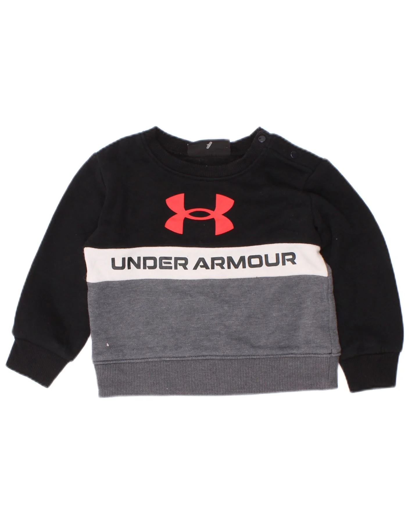 Under Armour Baby Boys Graphic Sweatshirt Jumper 9-12 Months Black