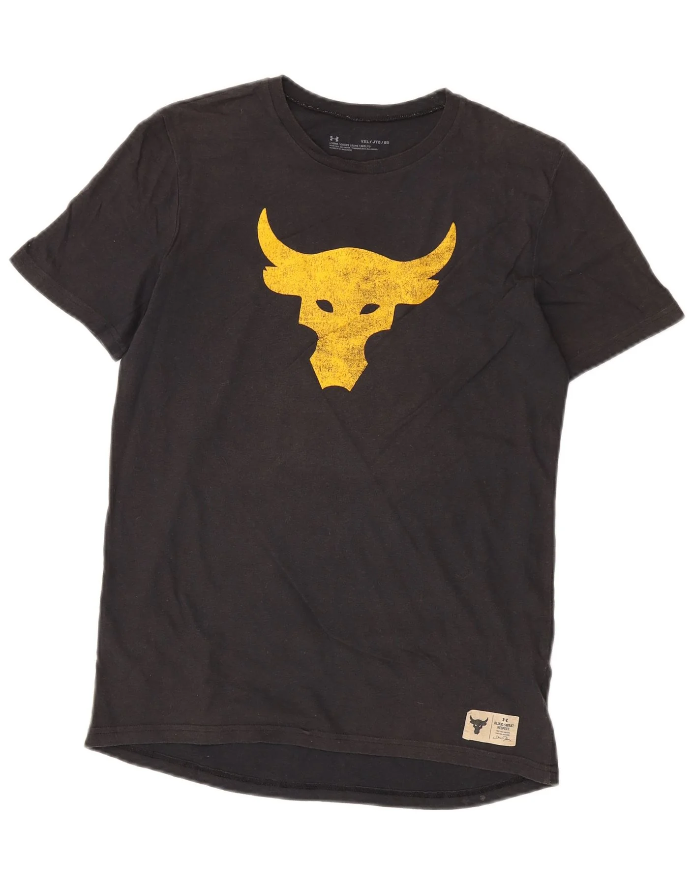 Under Armour Boys Graphic T-Shirt Top 13-14 Years XL Black