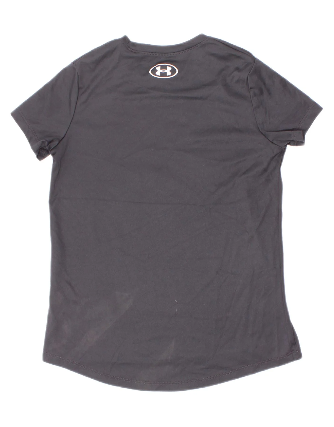 Under Armour Boys Graphic T-Shirt Top 7-8 Years Small Grey Polyester - Image 2