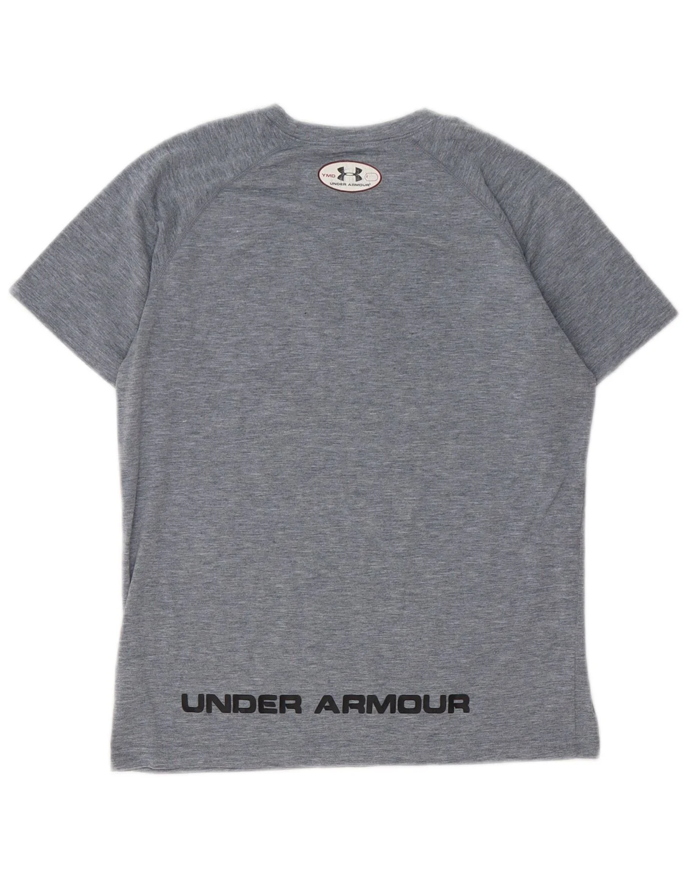 Under Armour Boys Graphic T-Shirt Top 9-10 Years Medium Grey Flecked - Image 2