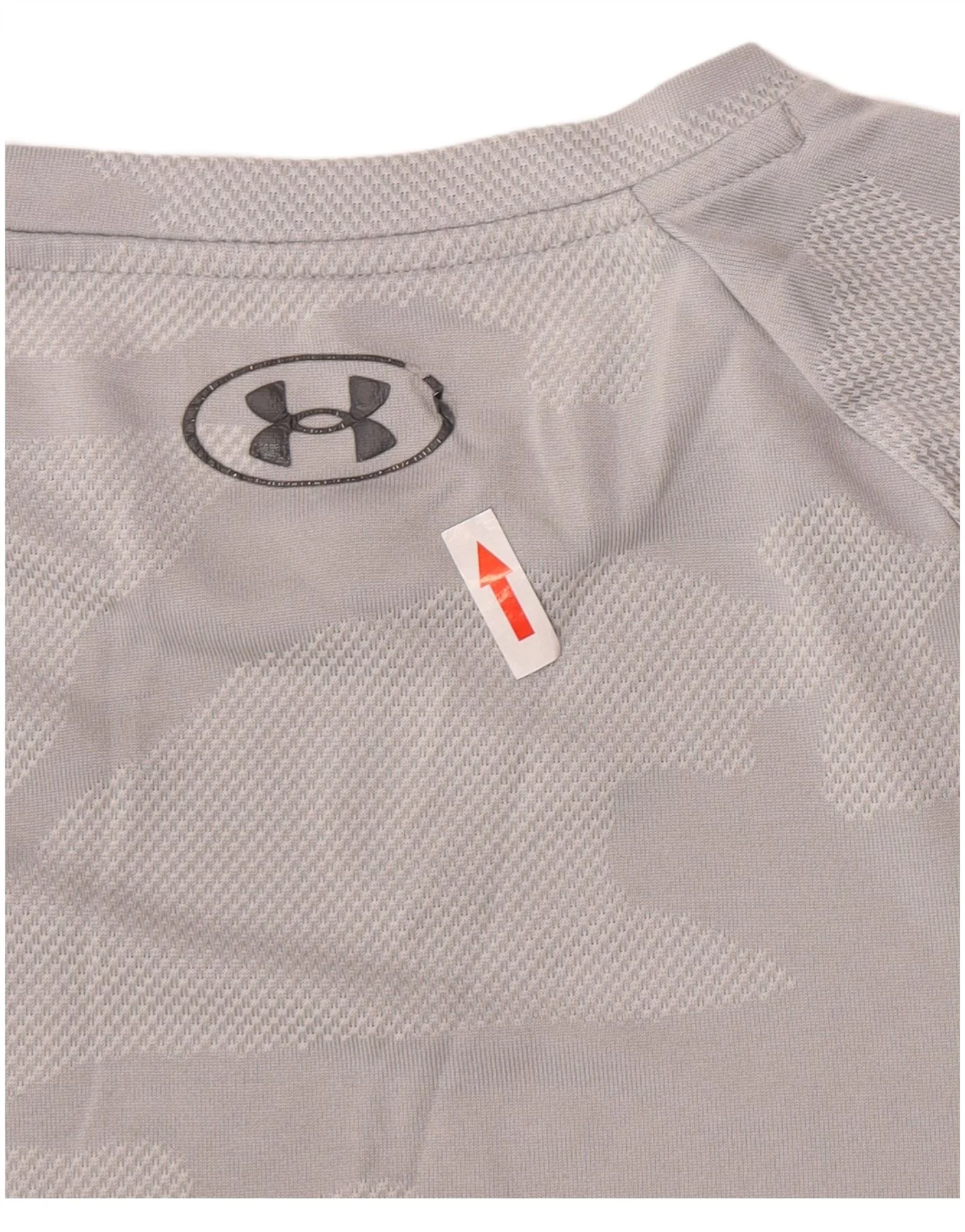 Under Armour Boys T-Shirt Top 13-14 Years XL Grey Camouflage Polyester - Image 3