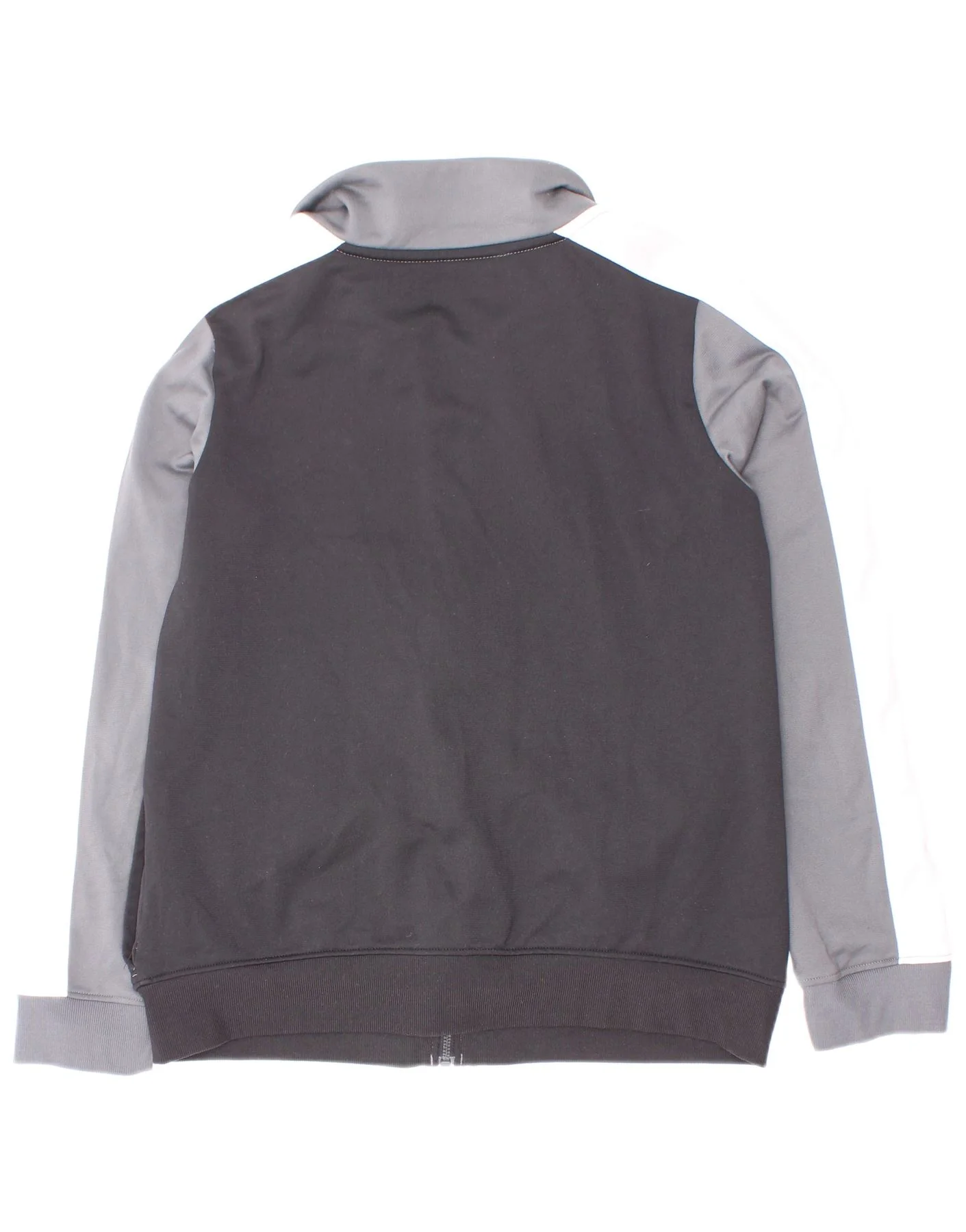Under Armour Boys Tracksuit Top Jacket 9-10 Years Medium Grey Colourblock - Image 2