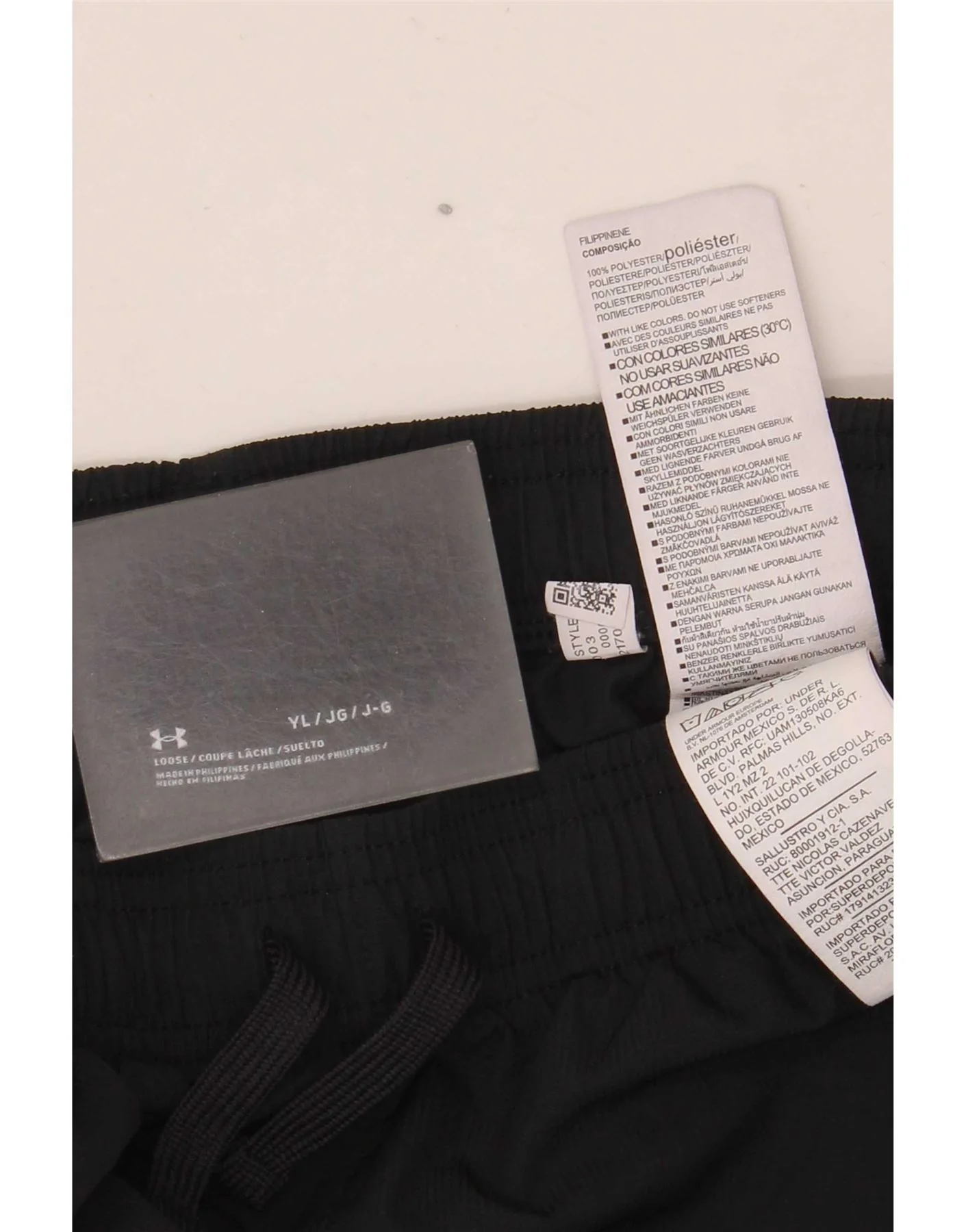 Under Armour Boys Tracksuit Trousers Joggers 11-12 Years Large Black - Image 3