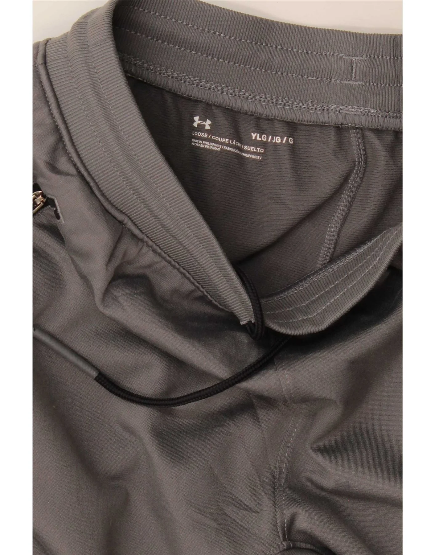 Under Armour Boys Tracksuit Trousers Joggers 11-12 Years Large Grey - Image 3