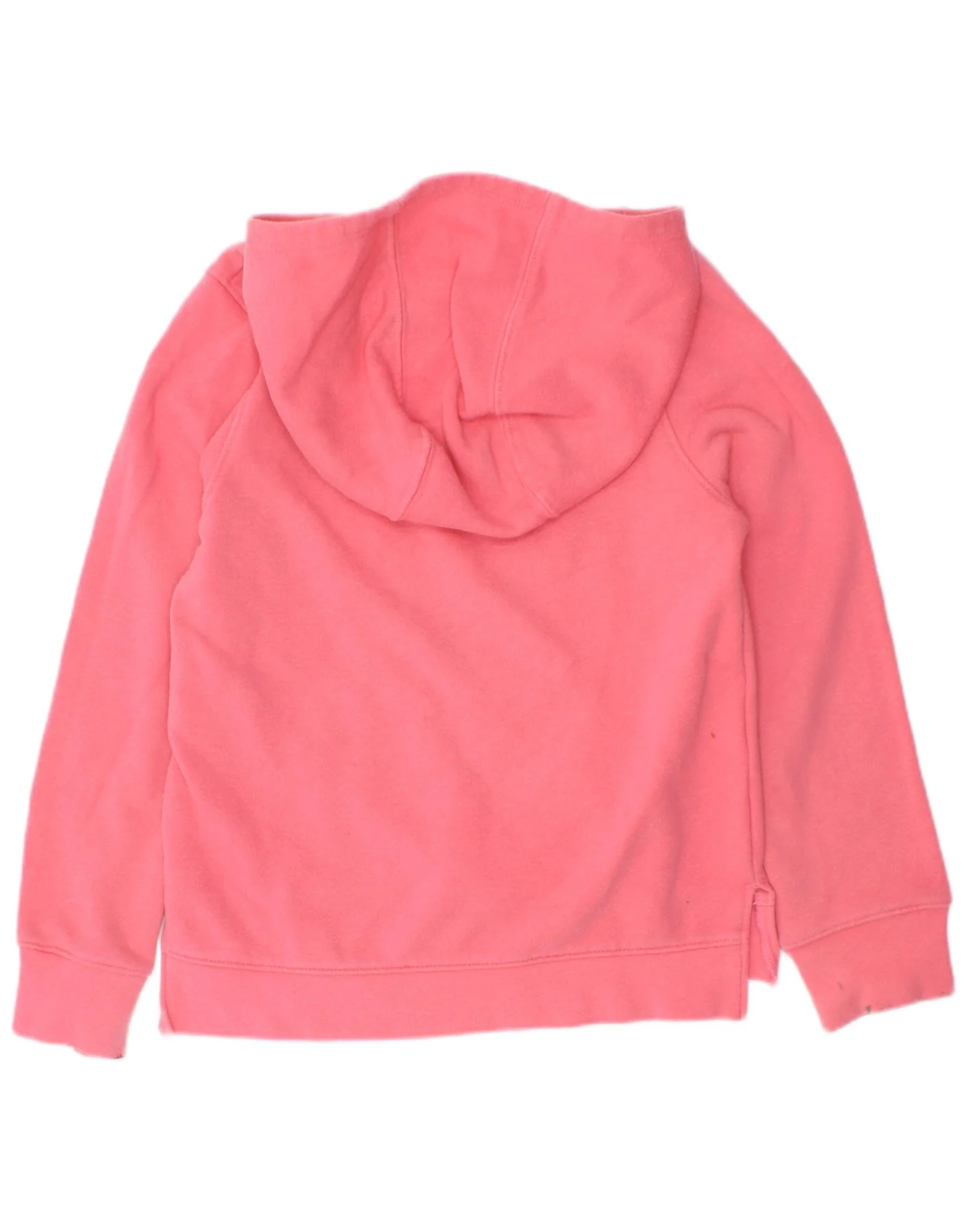 Under Armour Girls Graphic Hoodie Jumper 6-7 Years XS Pink Cotton - Image 2