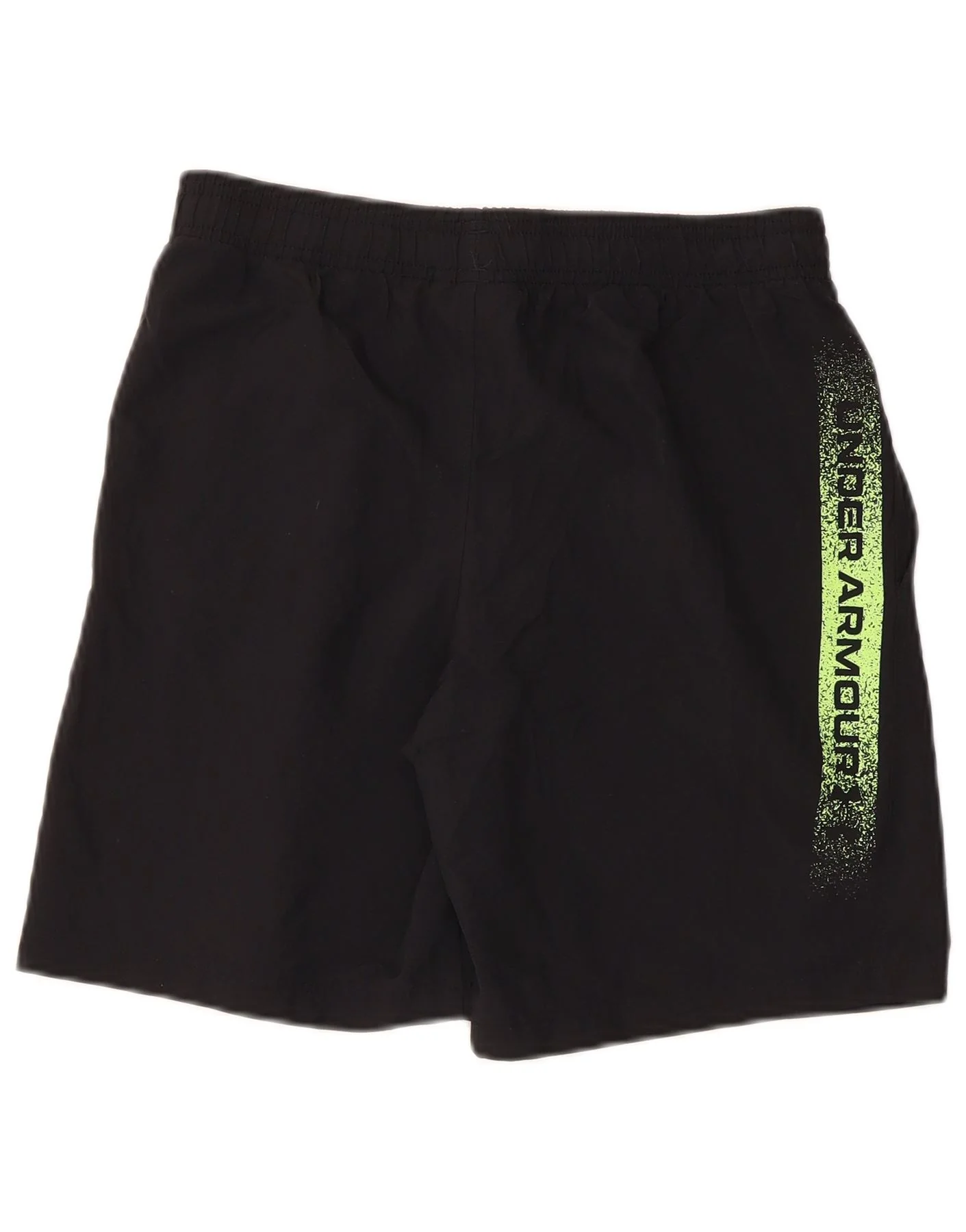 Under Armour Girls Graphic Sport Shorts 11-12 Years Large Black Polyester - Image 2