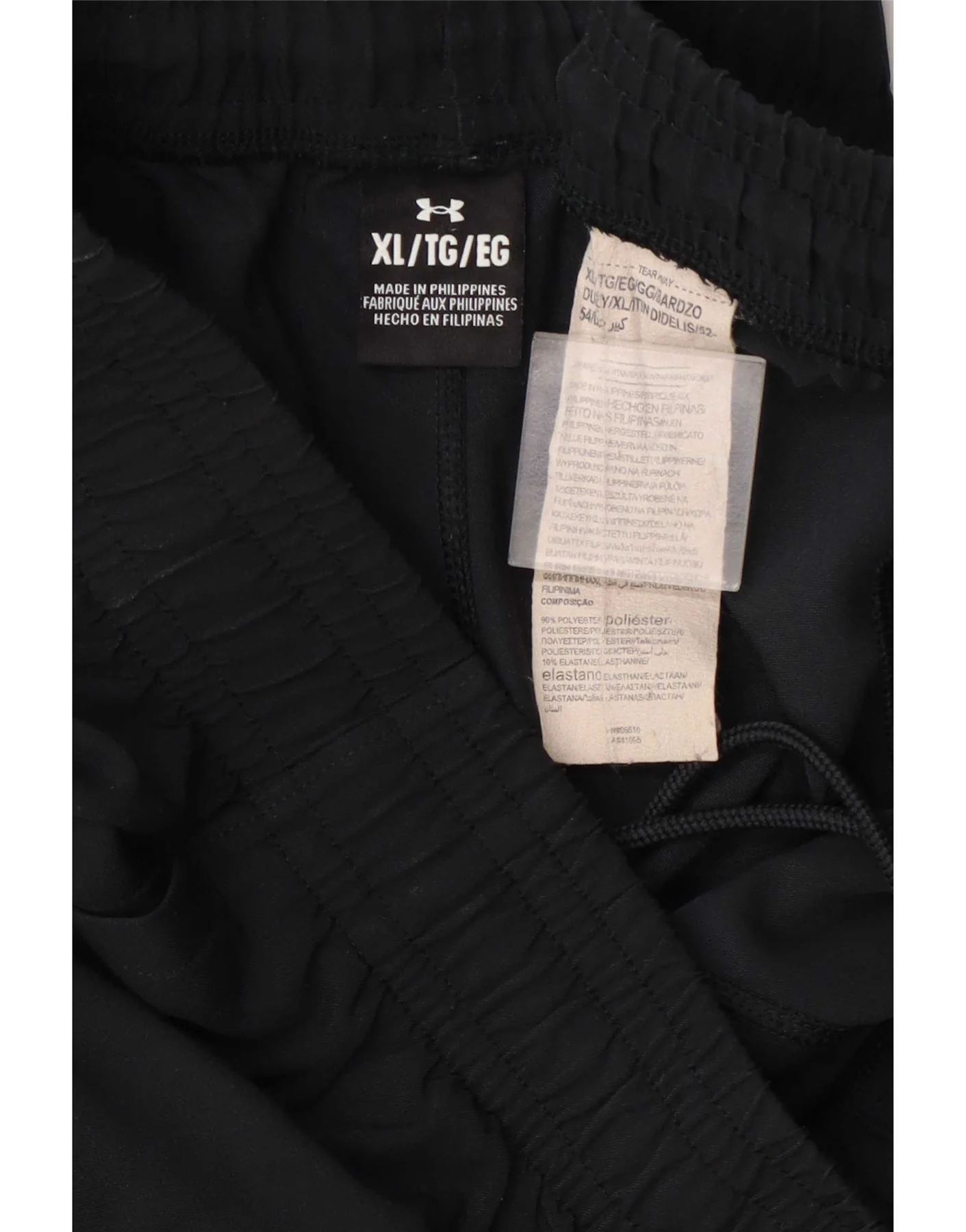 Under Armour Mens Cargo Tracksuit Trousers Joggers XL Navy Blue Polyester - Image 3