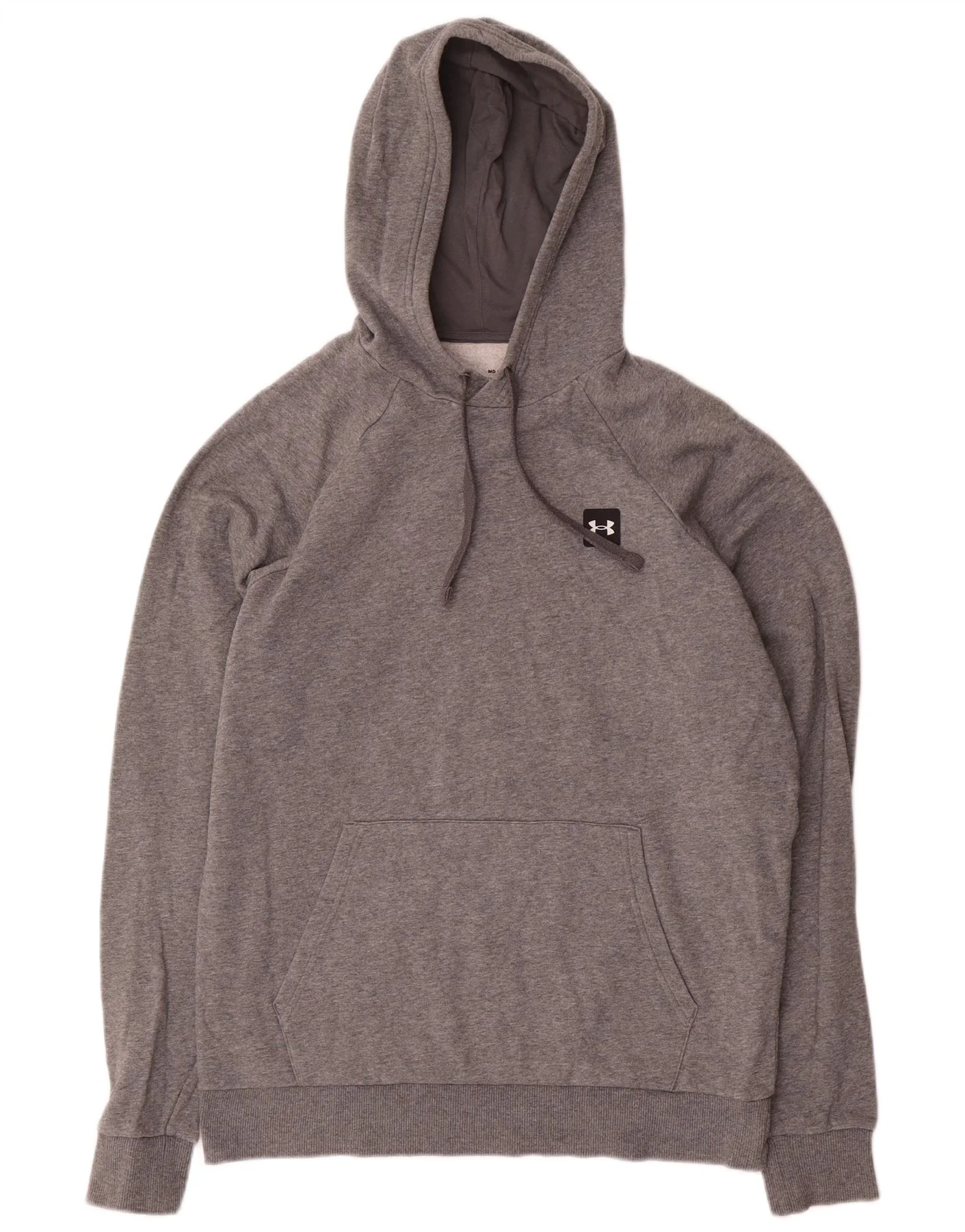Under Armour Mens Cold Gear Hoodie Jumper Medium Grey Cotton