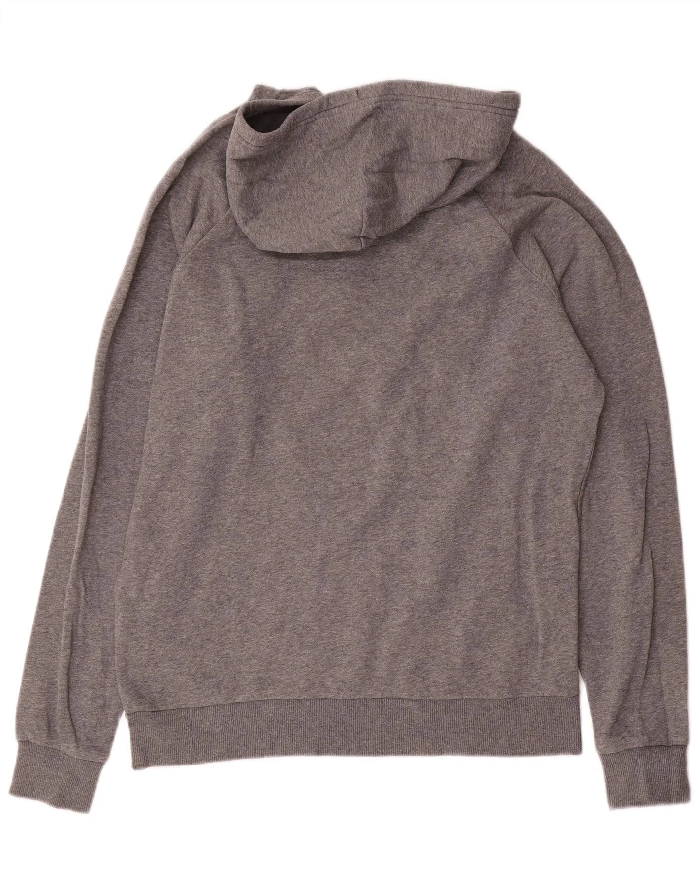 Under Armour Mens Cold Gear Hoodie Jumper Medium Grey Cotton - Image 2