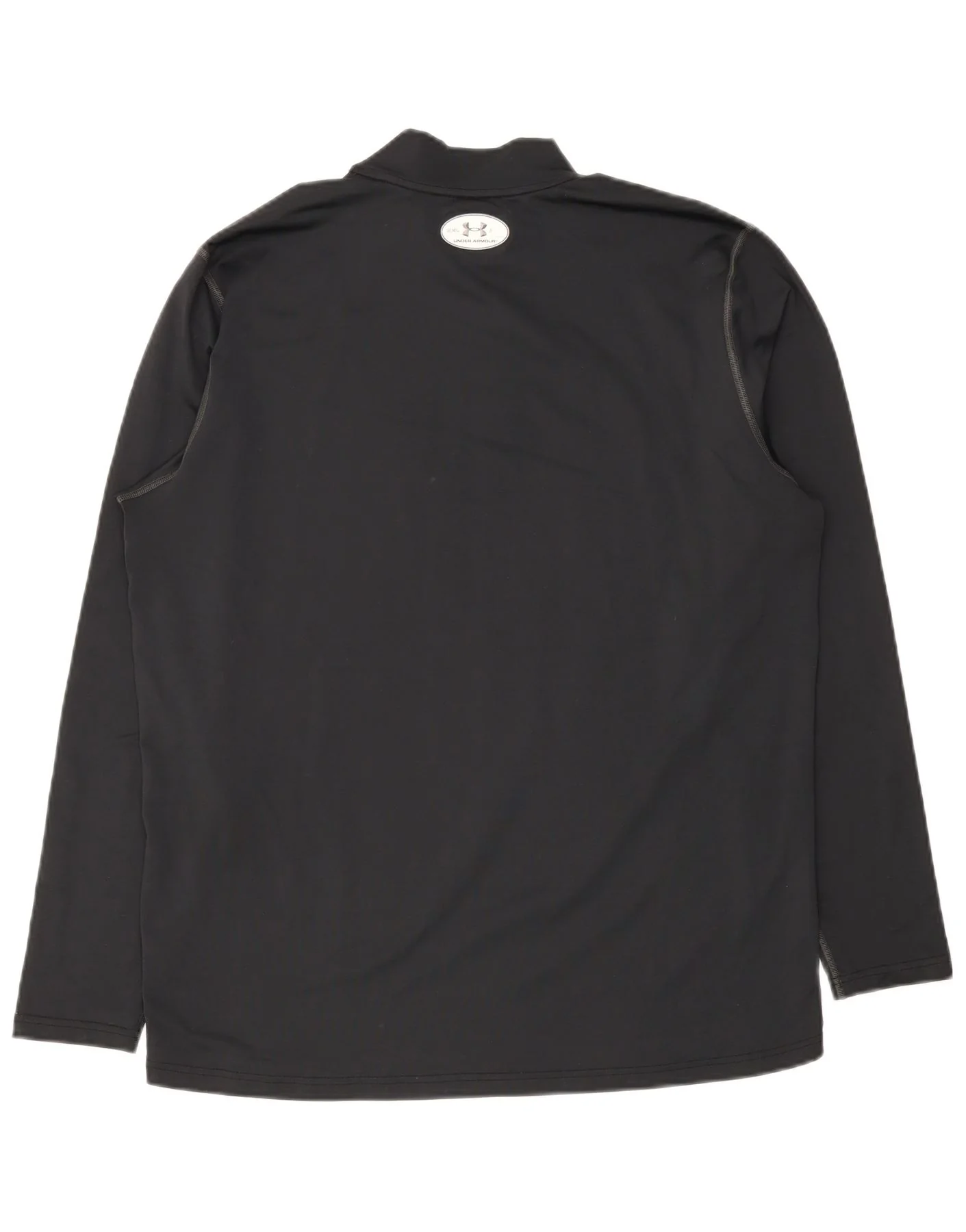 Under Armour Mens Cold Gear Top Long Sleeve 2XL Black - Image 2