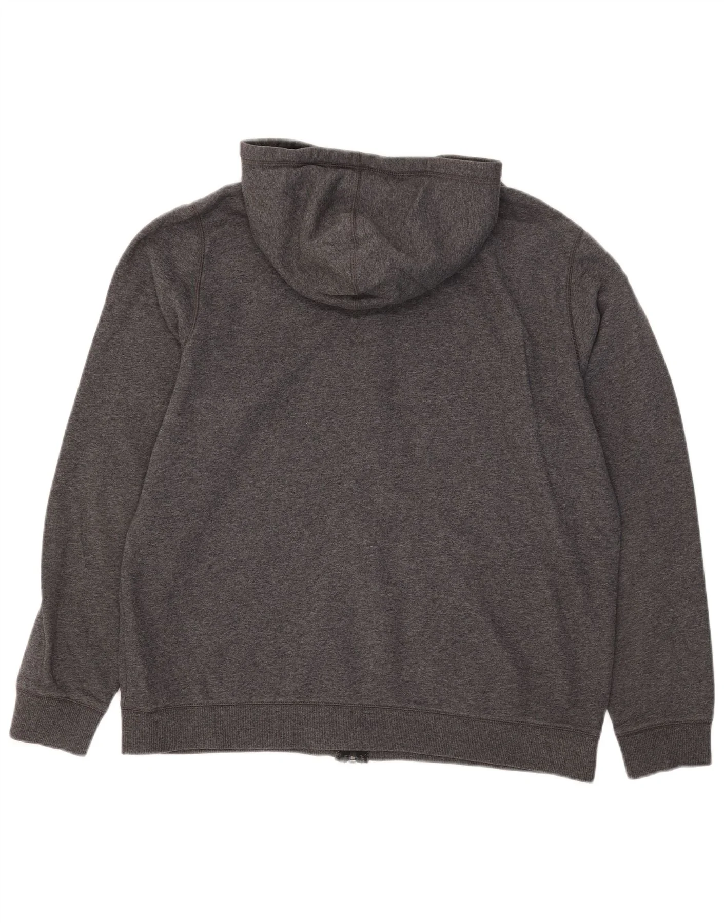 Under Armour Mens Cold Gear Zip Hoodie Sweater XL Grey Cotton - Image 2