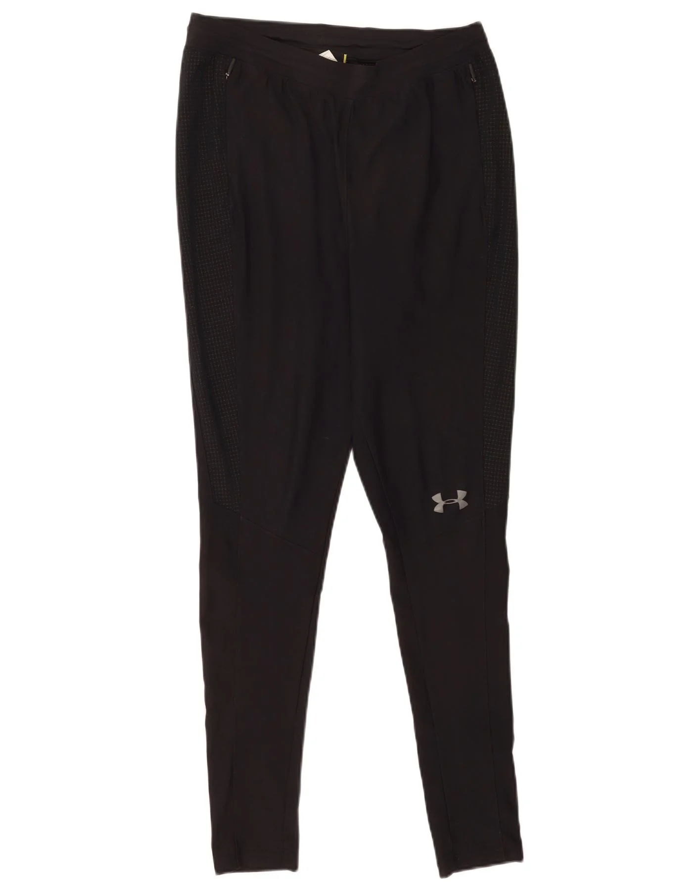 Under Armour Mens Fitted Slim Fit Leggings Small Black Polyester