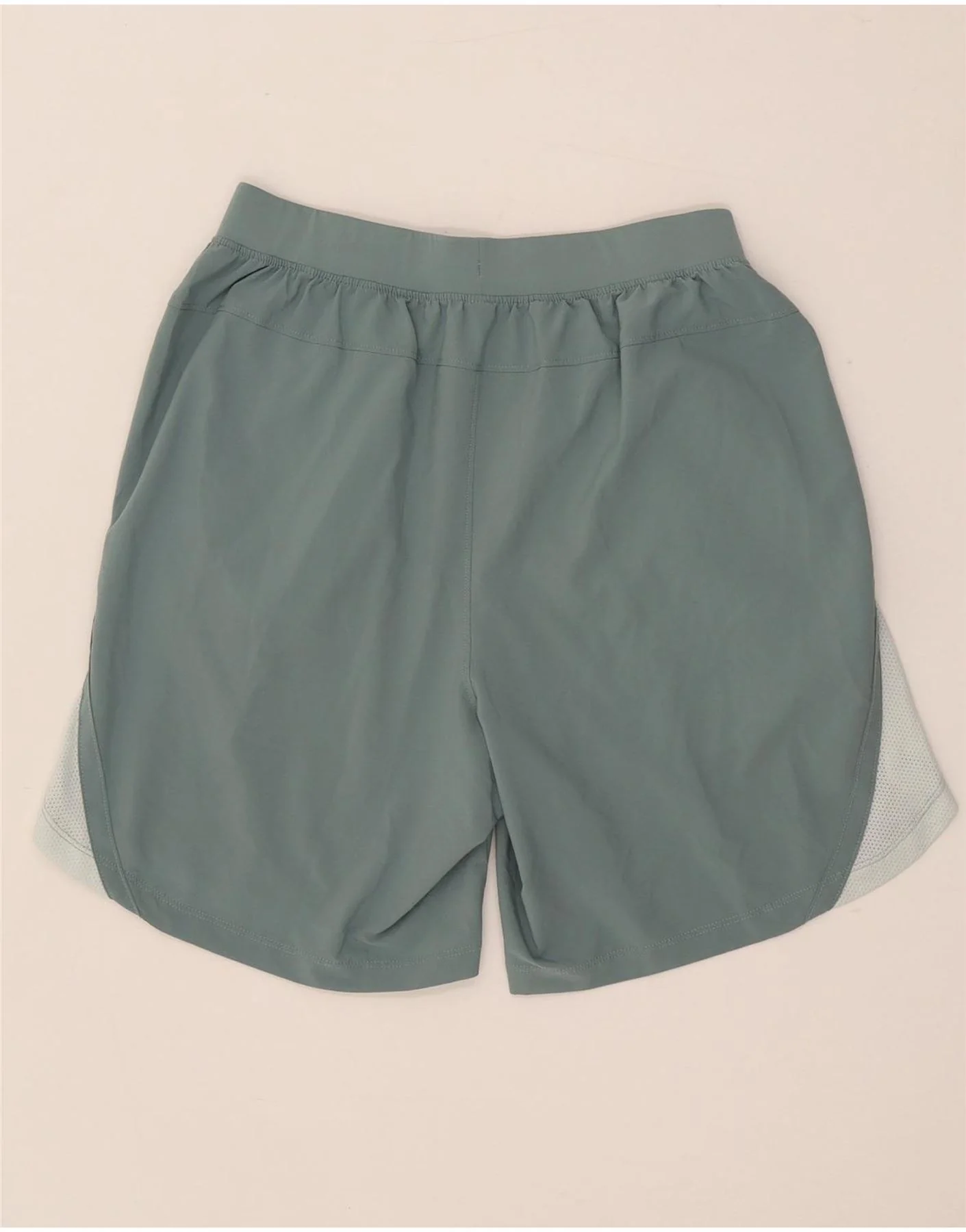 Under Armour Mens Graphic Sport Shorts Medium Green Colourblock - Image 2