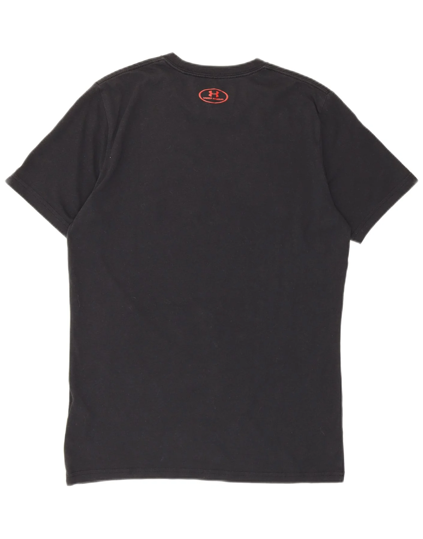 Under Armour Mens Graphic T-Shirt Top Small Black Cotton - Image 2