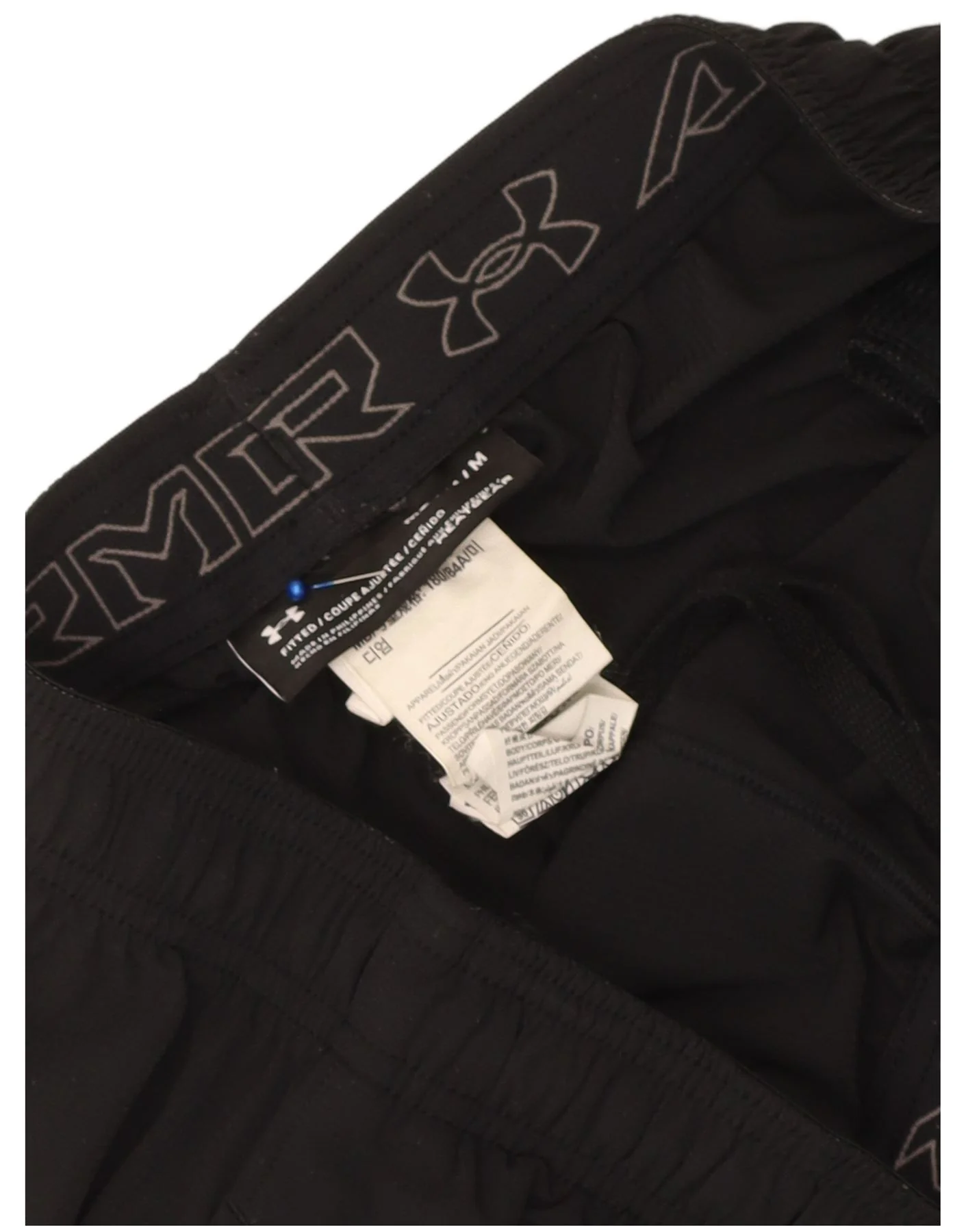 Under Armour Mens Heat Gear Sport Shorts Medium Black Polyester - Image 3