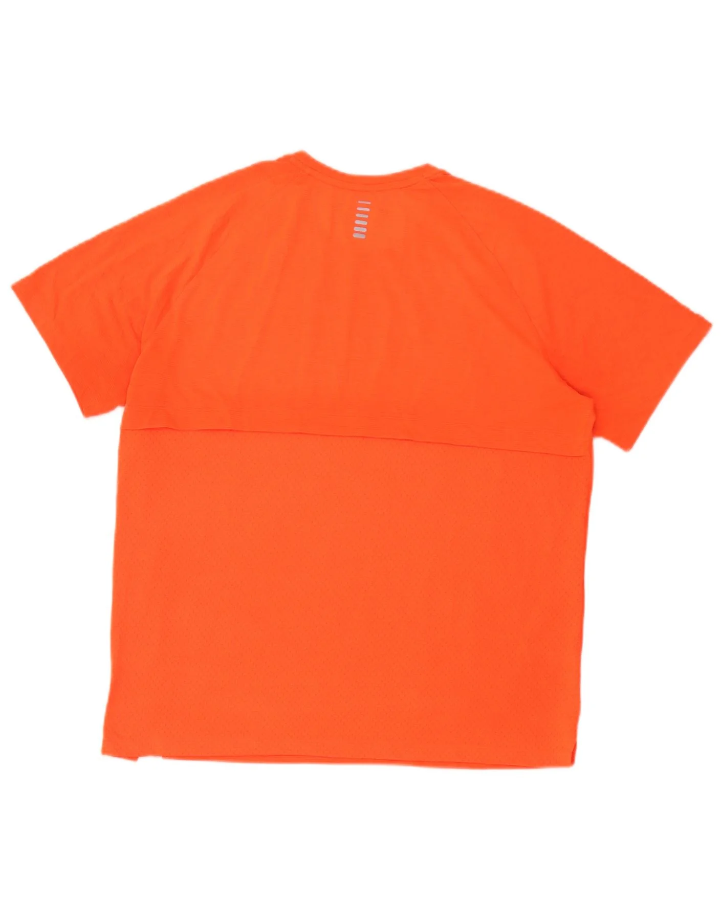 Under Armour Mens Heat Gear T-Shirt Top Large Orange - Image 2