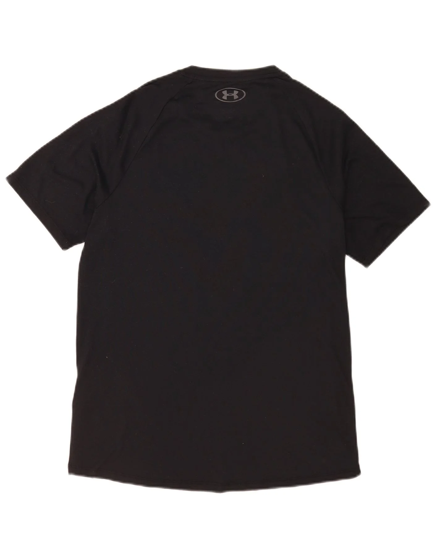 Under Armour Mens Heat Gear T-Shirt Top Small Black Polyester - Image 2