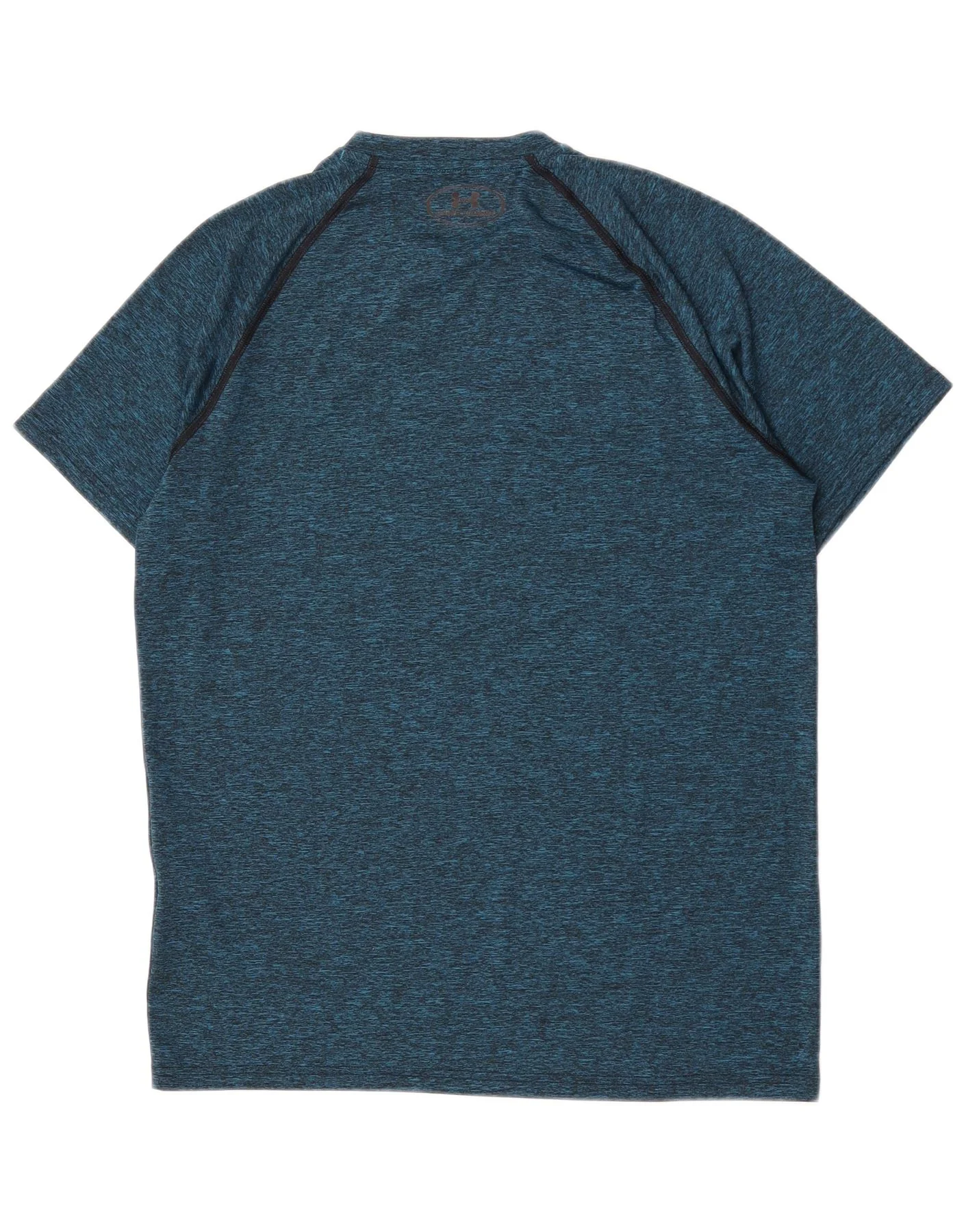 Under Armour Mens Heat Gear T-Shirt Top Small Blue Flecked - Image 2