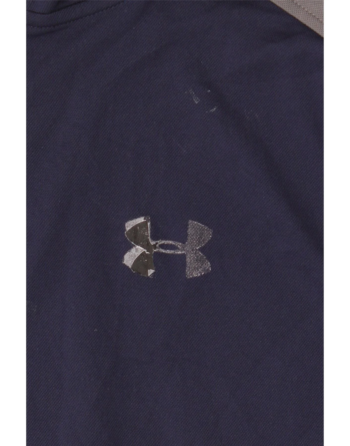 Under Armour Mens Heat Gear Tracksuit Top Jacket Small Navy Blue - Image 4