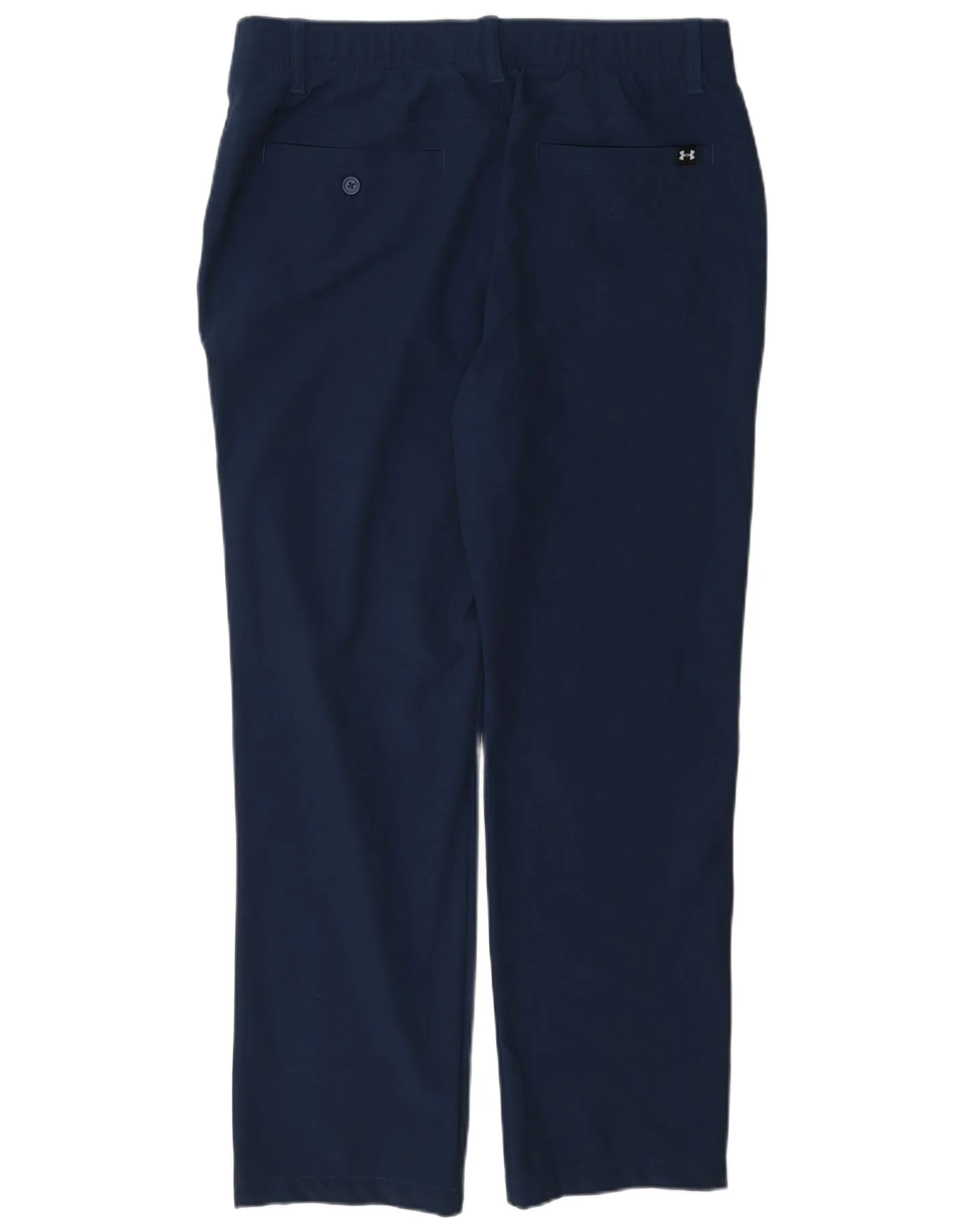 Under Armour Mens Straight Chino Trousers W34 L30 Navy Blue - Image 2