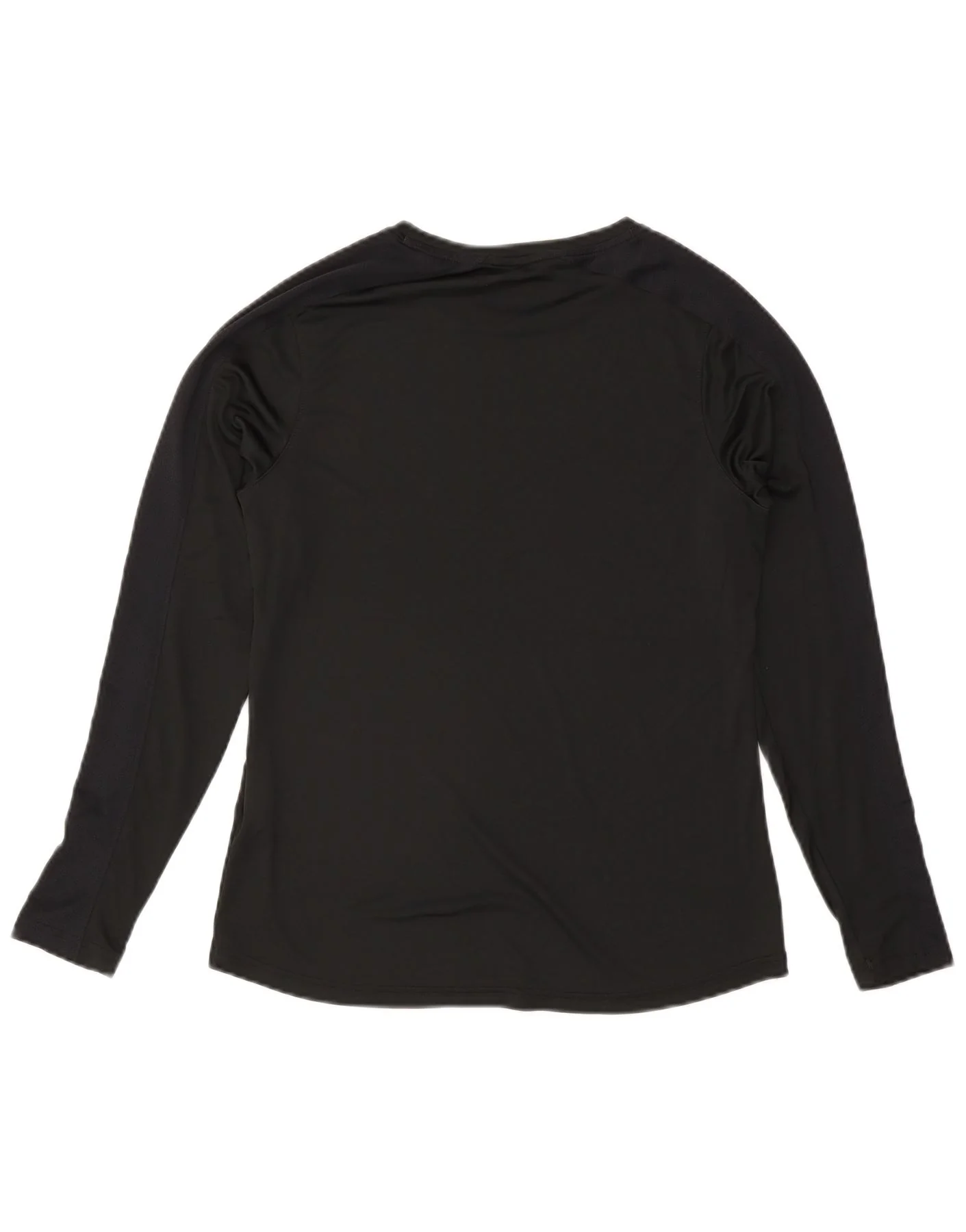 Under Armour Mens Top Long Sleeve Large Black Polyester - Image 2