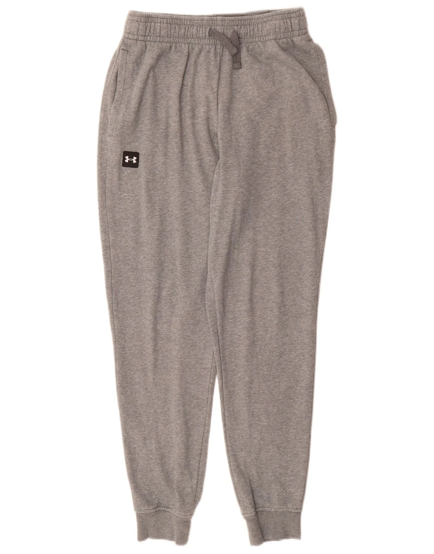Under Armour Mens Tracksuit Trousers Joggers Medium Grey Cotton