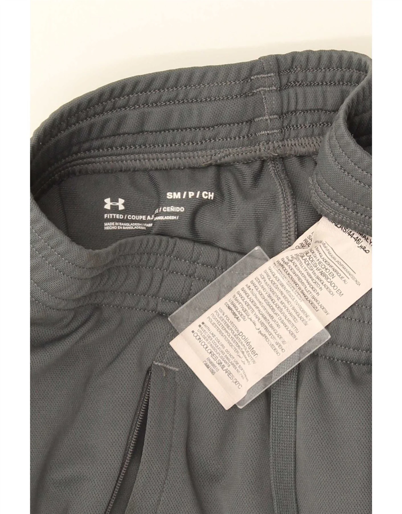 Under Armour Mens Tracksuit Trousers Small Grey Polyester - Image 3