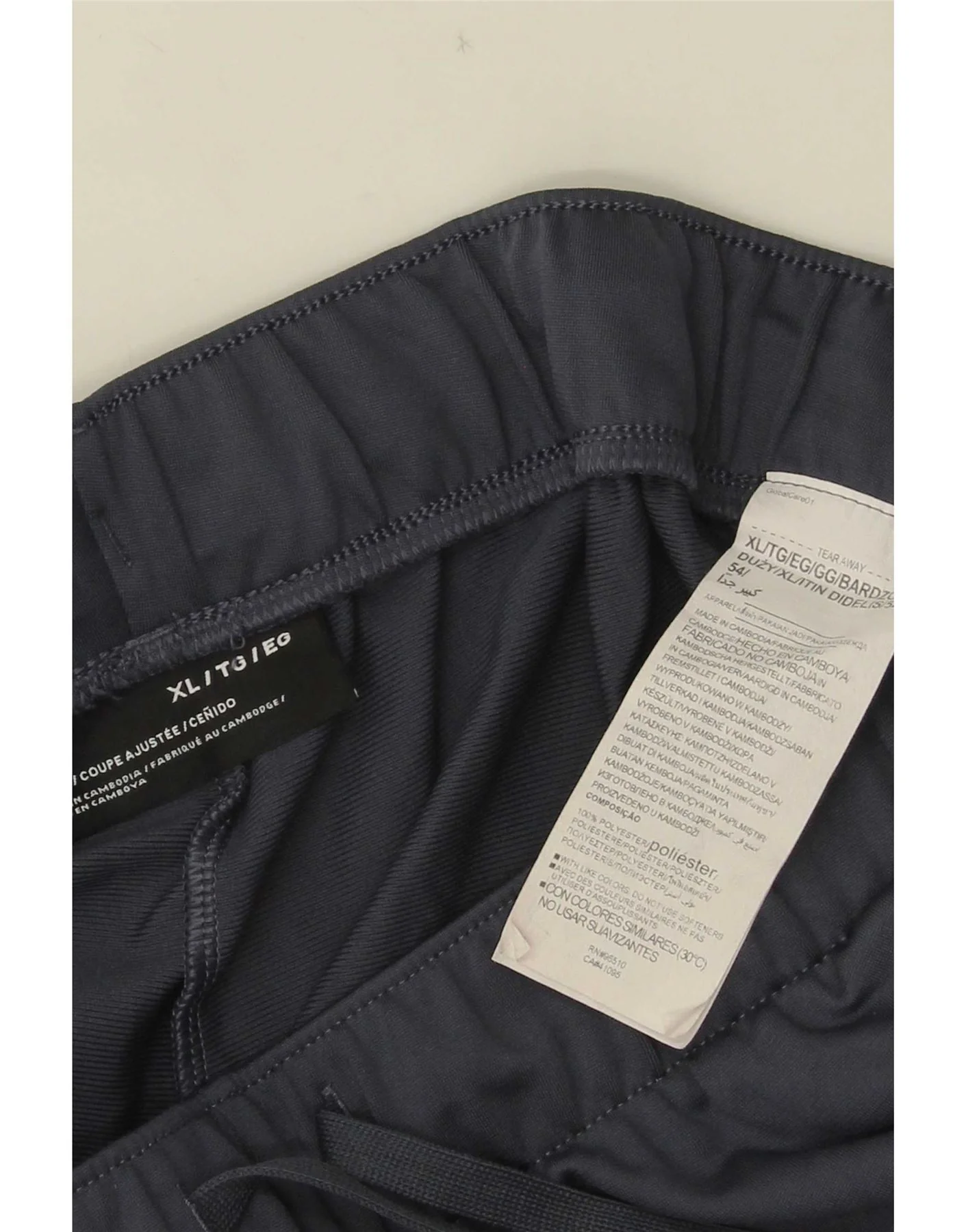 Under Armour Mens Tracksuit Trousers XL Navy Blue Polyester - Image 3